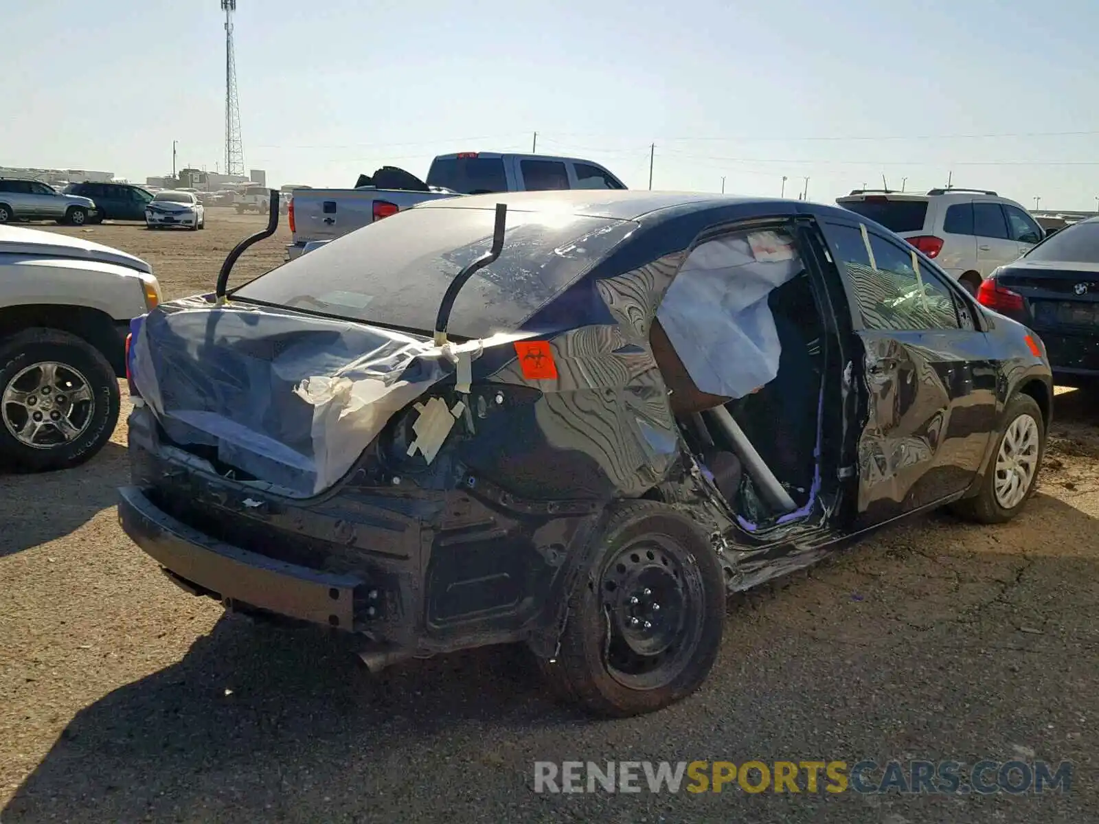 4 Photograph of a damaged car 5YFBURHE2KP869869 TOYOTA COROLLA 2019