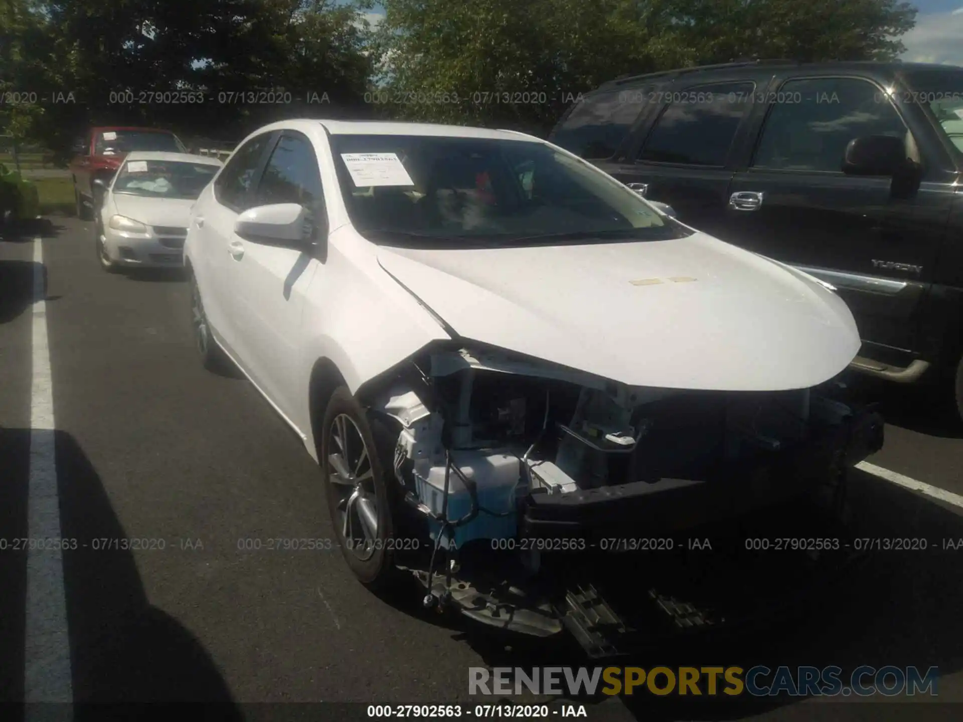 1 Photograph of a damaged car 5YFBURHE2KP870018 TOYOTA COROLLA 2019