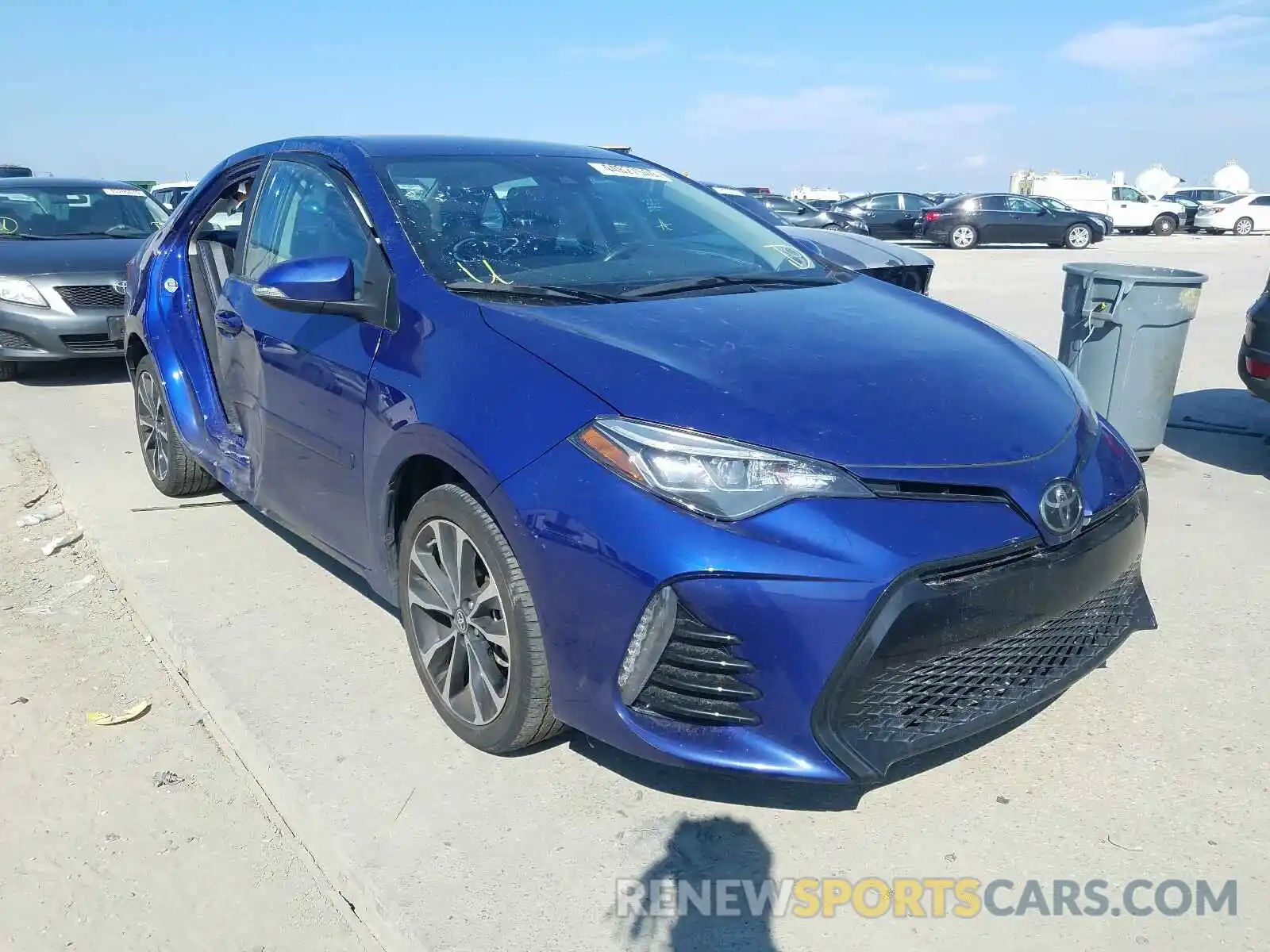 1 Photograph of a damaged car 5YFBURHE2KP870200 TOYOTA COROLLA 2019