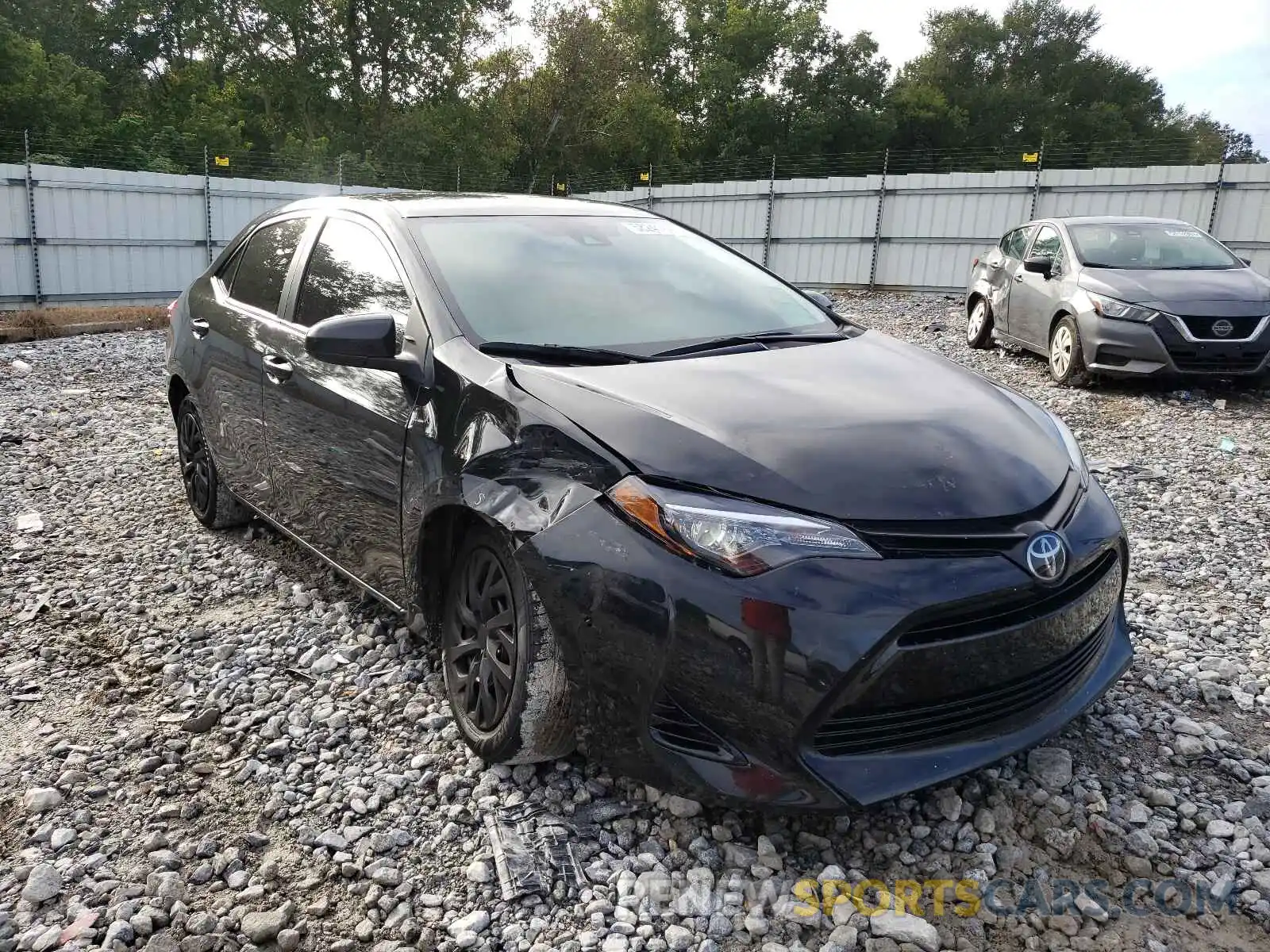 1 Photograph of a damaged car 5YFBURHE2KP870293 TOYOTA COROLLA 2019