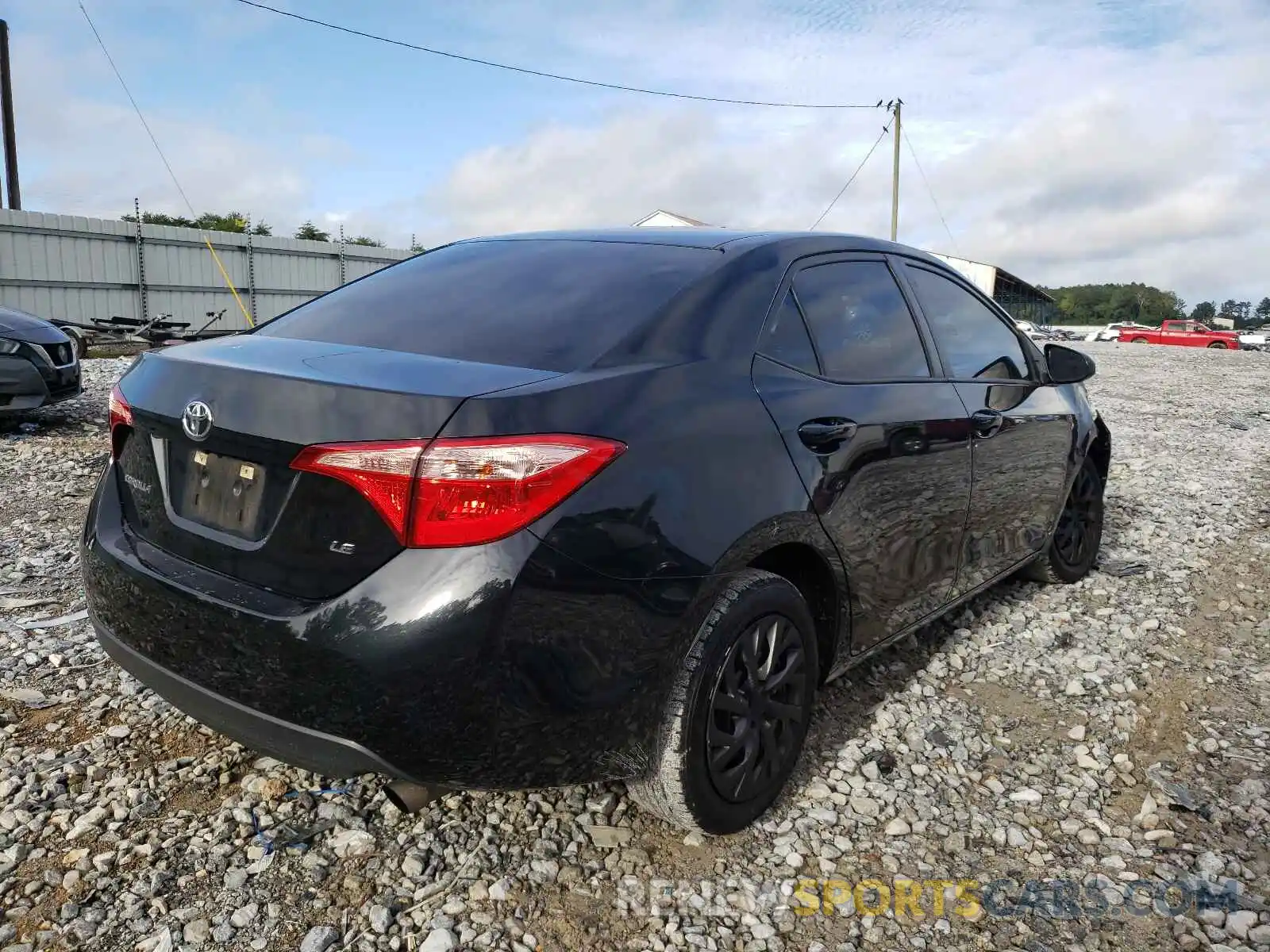 4 Photograph of a damaged car 5YFBURHE2KP870293 TOYOTA COROLLA 2019