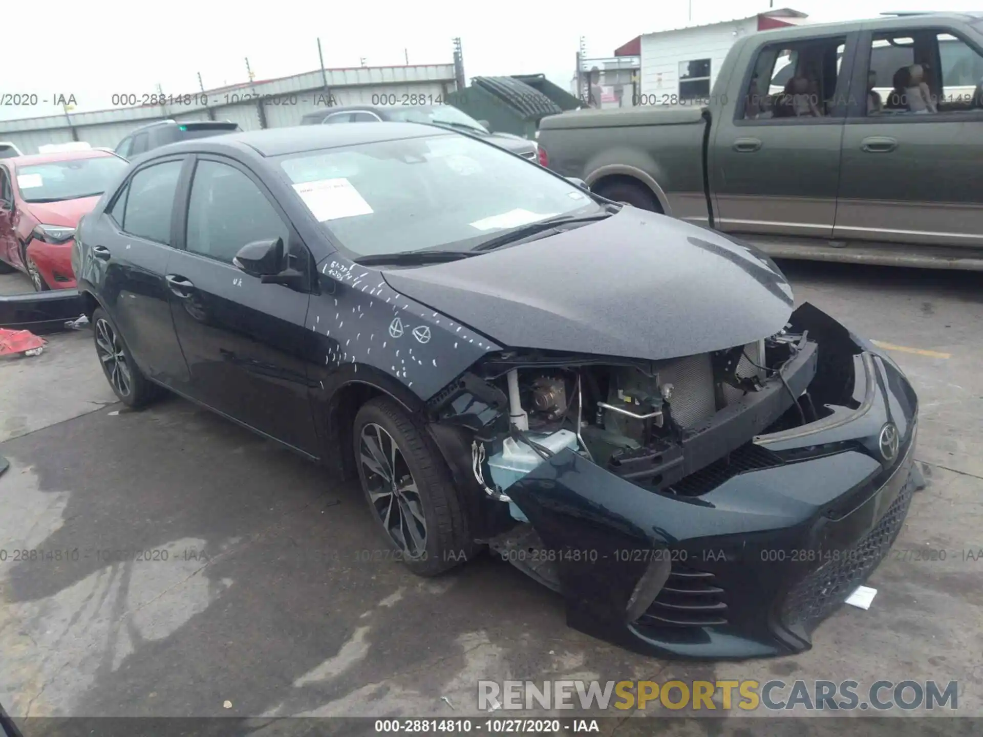 1 Photograph of a damaged car 5YFBURHE2KP870472 TOYOTA COROLLA 2019