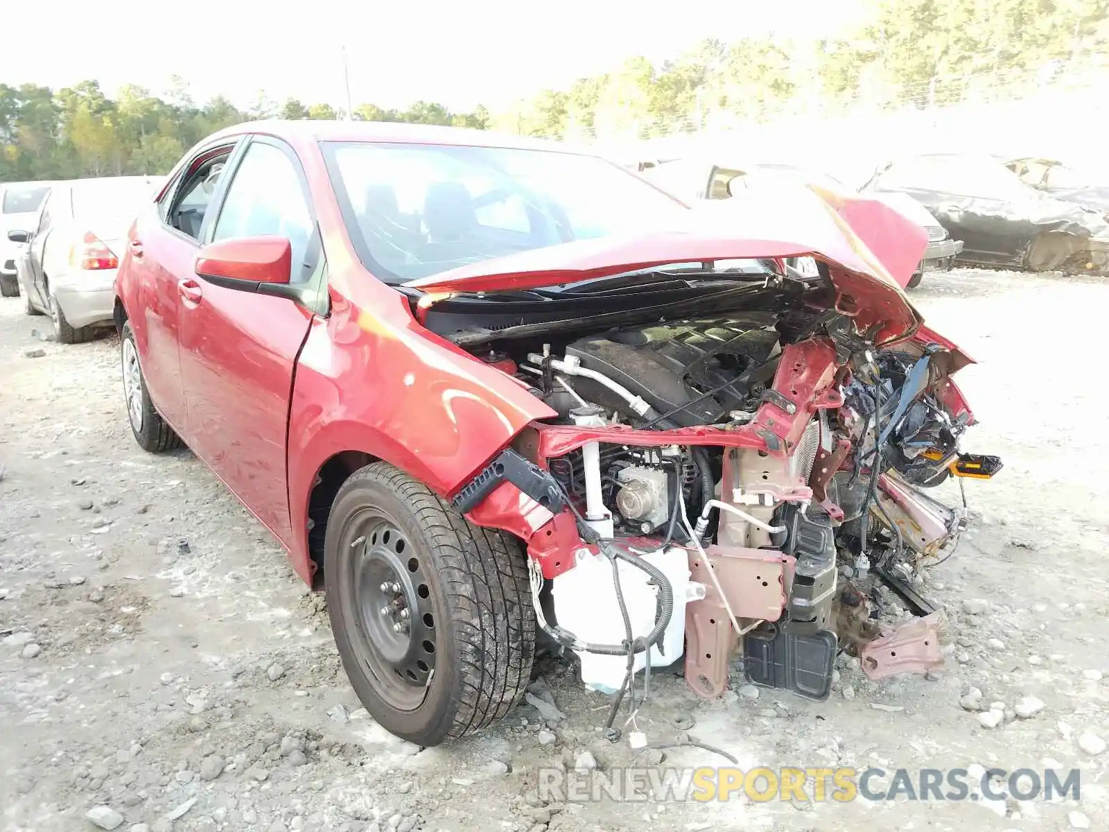 1 Photograph of a damaged car 5YFBURHE2KP870519 TOYOTA COROLLA 2019