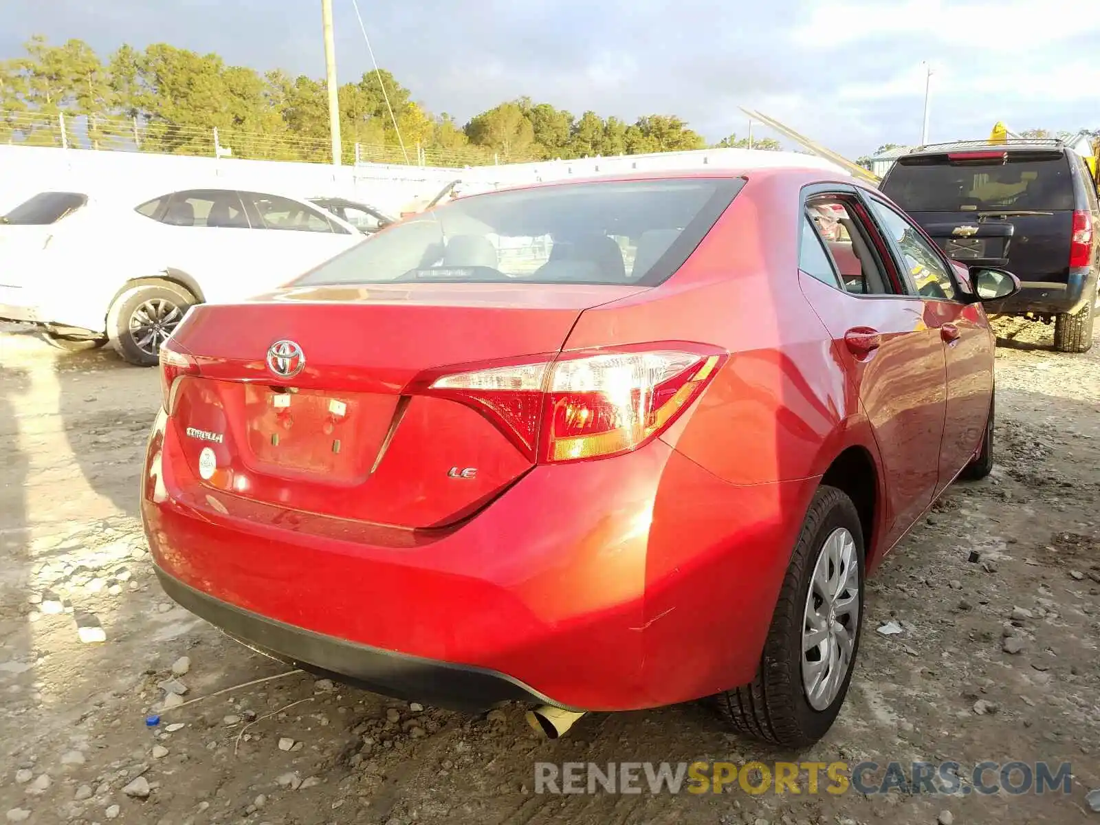 4 Photograph of a damaged car 5YFBURHE2KP870519 TOYOTA COROLLA 2019