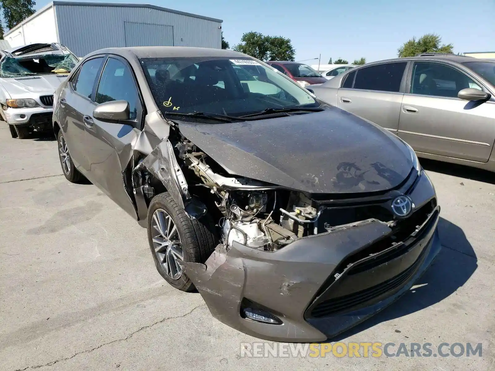 1 Photograph of a damaged car 5YFBURHE2KP870617 TOYOTA COROLLA 2019