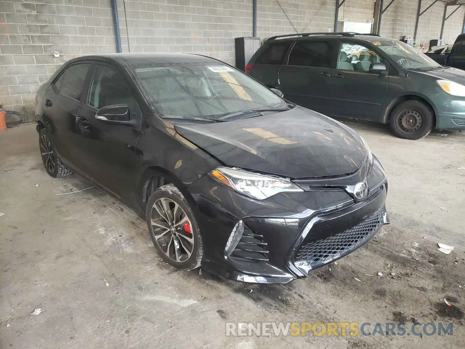 1 Photograph of a damaged car 5YFBURHE2KP870746 TOYOTA COROLLA 2019