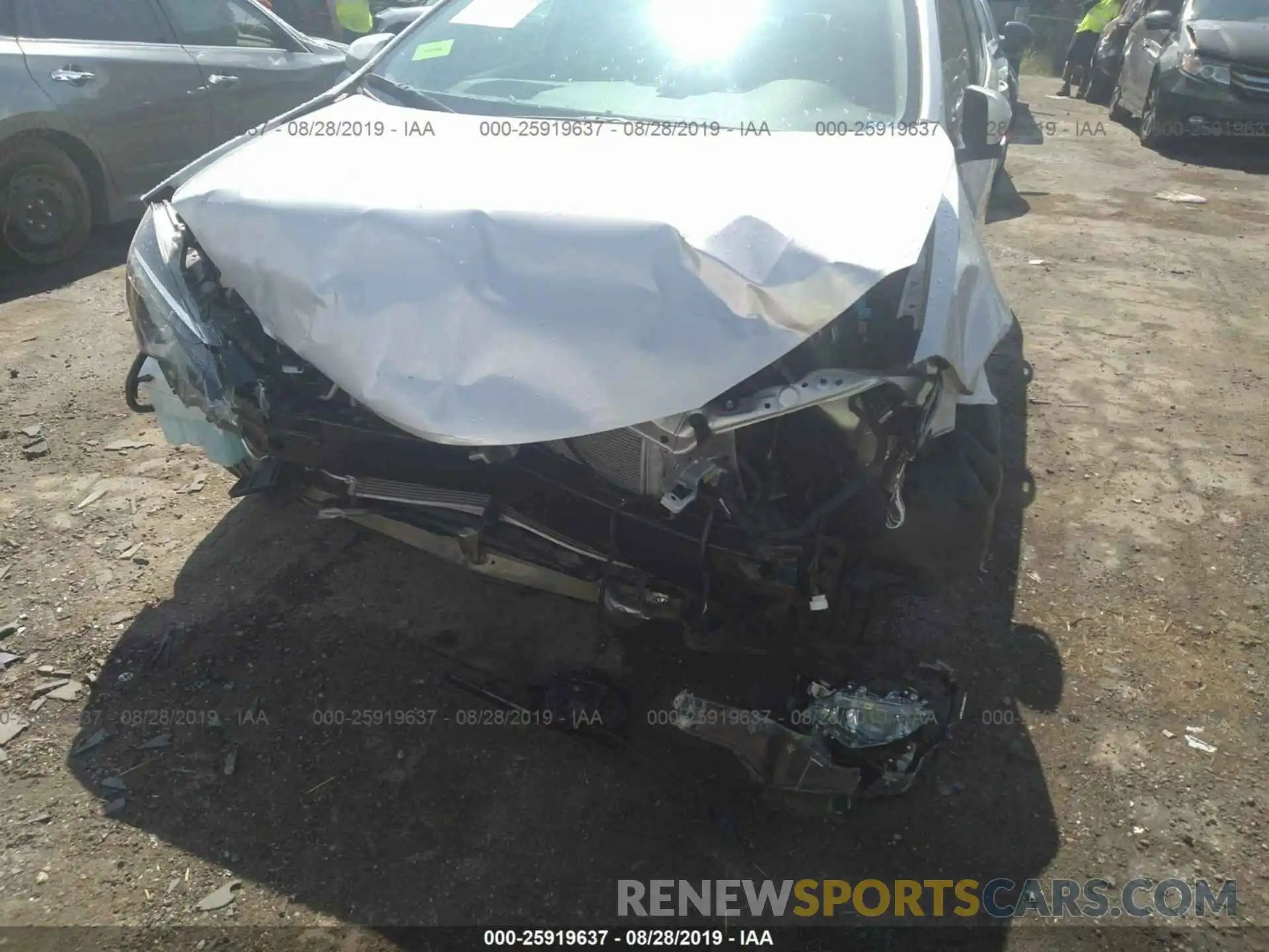 6 Photograph of a damaged car 5YFBURHE2KP870813 TOYOTA COROLLA 2019