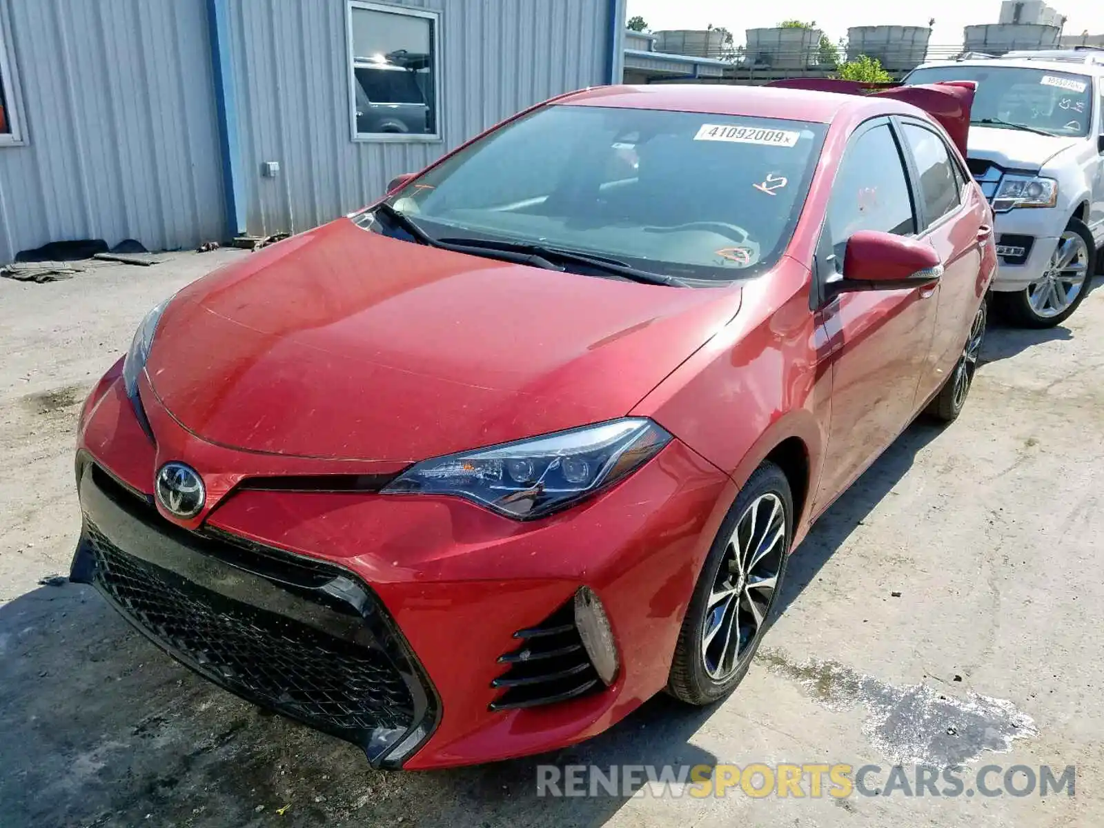 2 Photograph of a damaged car 5YFBURHE2KP870844 TOYOTA COROLLA 2019