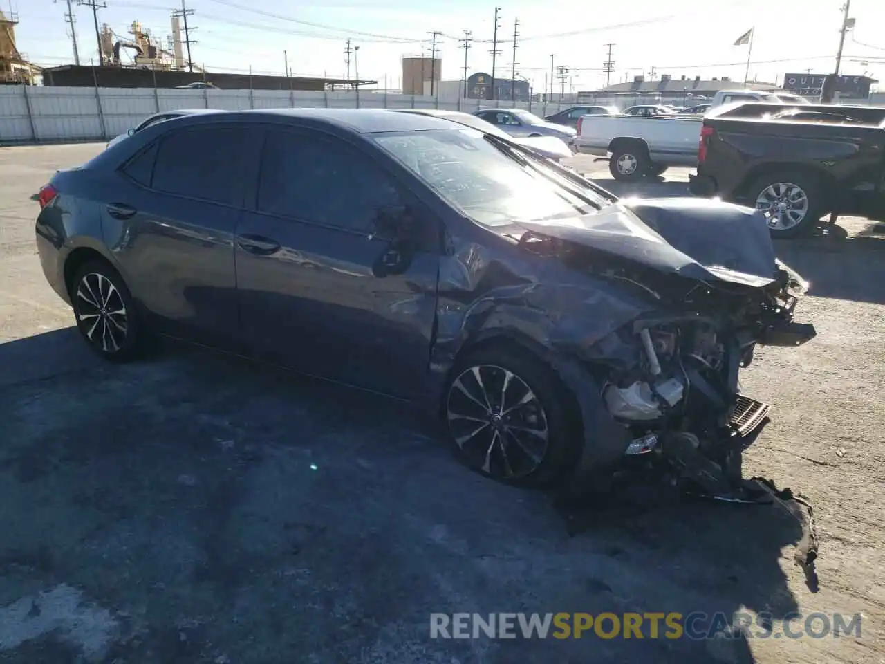 4 Photograph of a damaged car 5YFBURHE2KP871007 TOYOTA COROLLA 2019