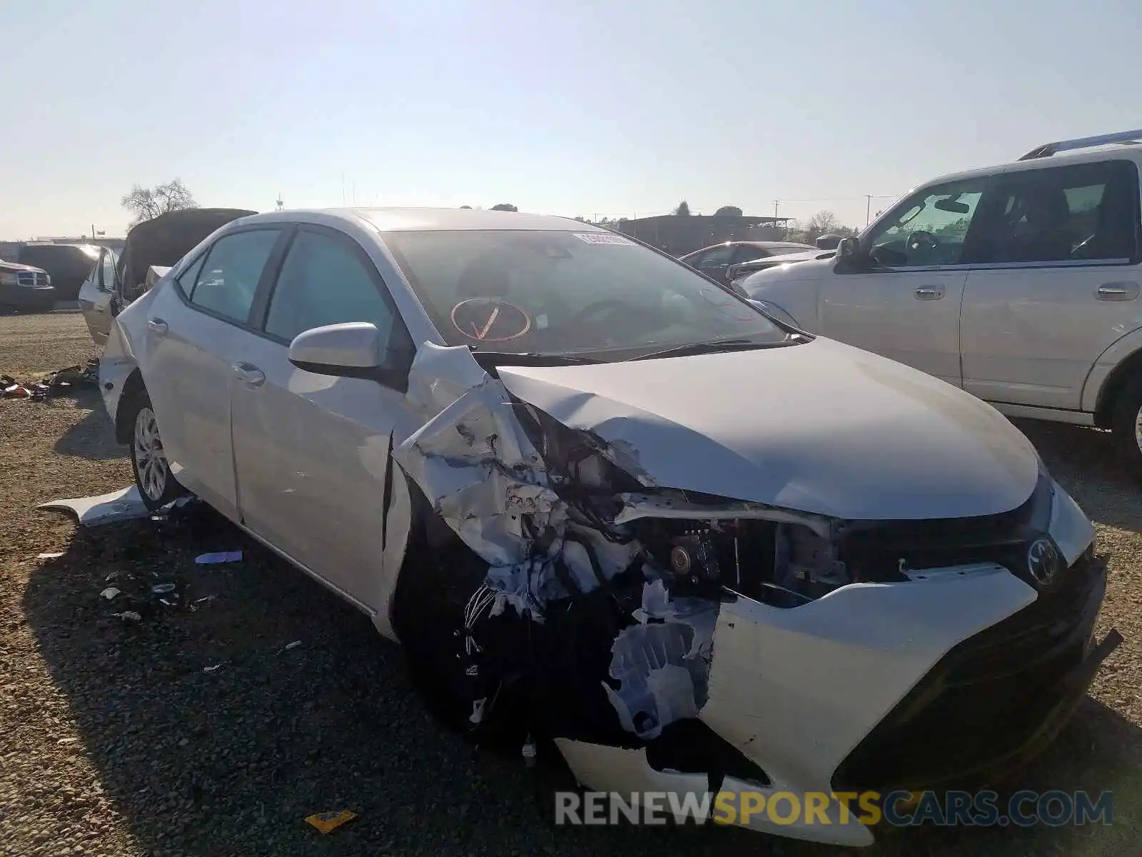 1 Photograph of a damaged car 5YFBURHE2KP871413 TOYOTA COROLLA 2019