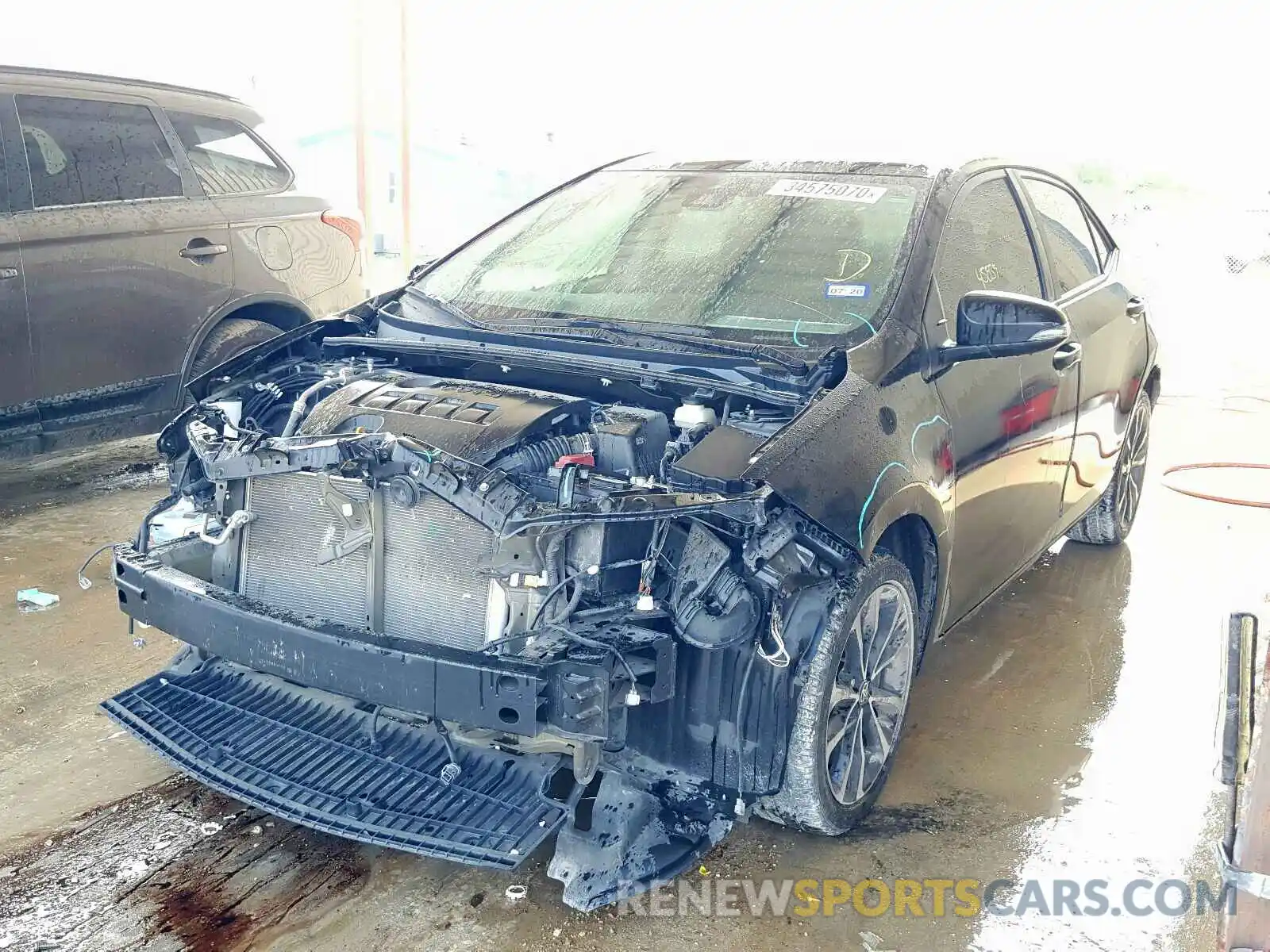 2 Photograph of a damaged car 5YFBURHE2KP871475 TOYOTA COROLLA 2019