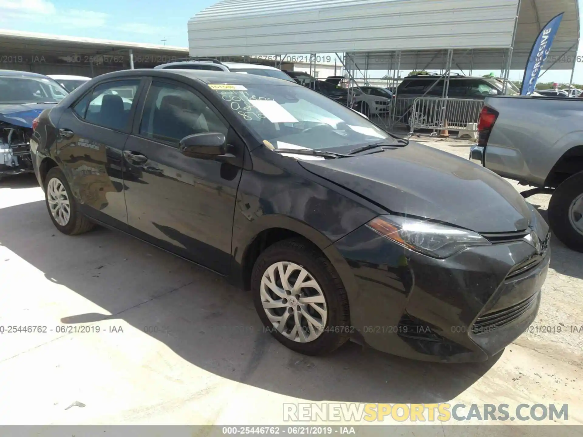 1 Photograph of a damaged car 5YFBURHE2KP872433 TOYOTA COROLLA 2019