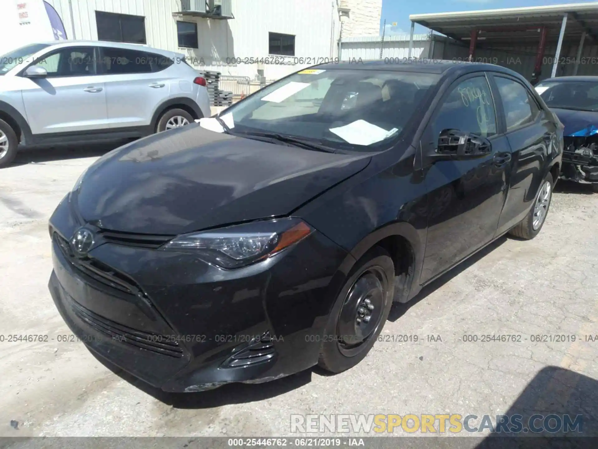 2 Photograph of a damaged car 5YFBURHE2KP872433 TOYOTA COROLLA 2019