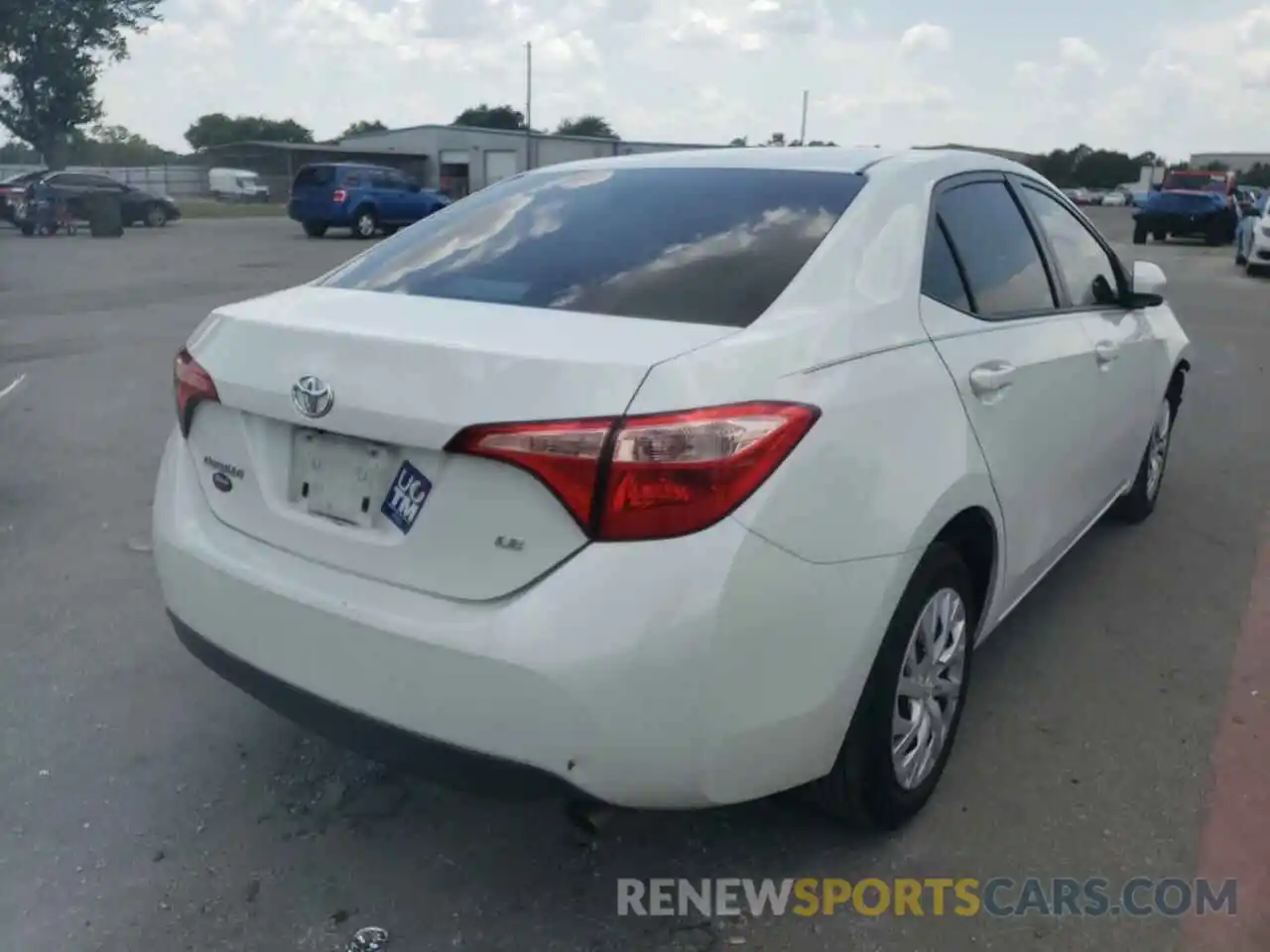 4 Photograph of a damaged car 5YFBURHE2KP873212 TOYOTA COROLLA 2019