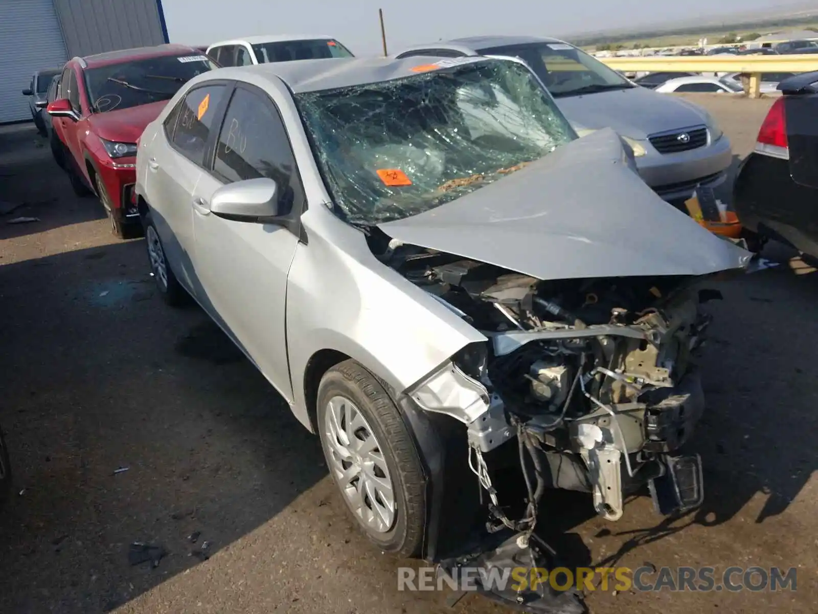 1 Photograph of a damaged car 5YFBURHE2KP873288 TOYOTA COROLLA 2019