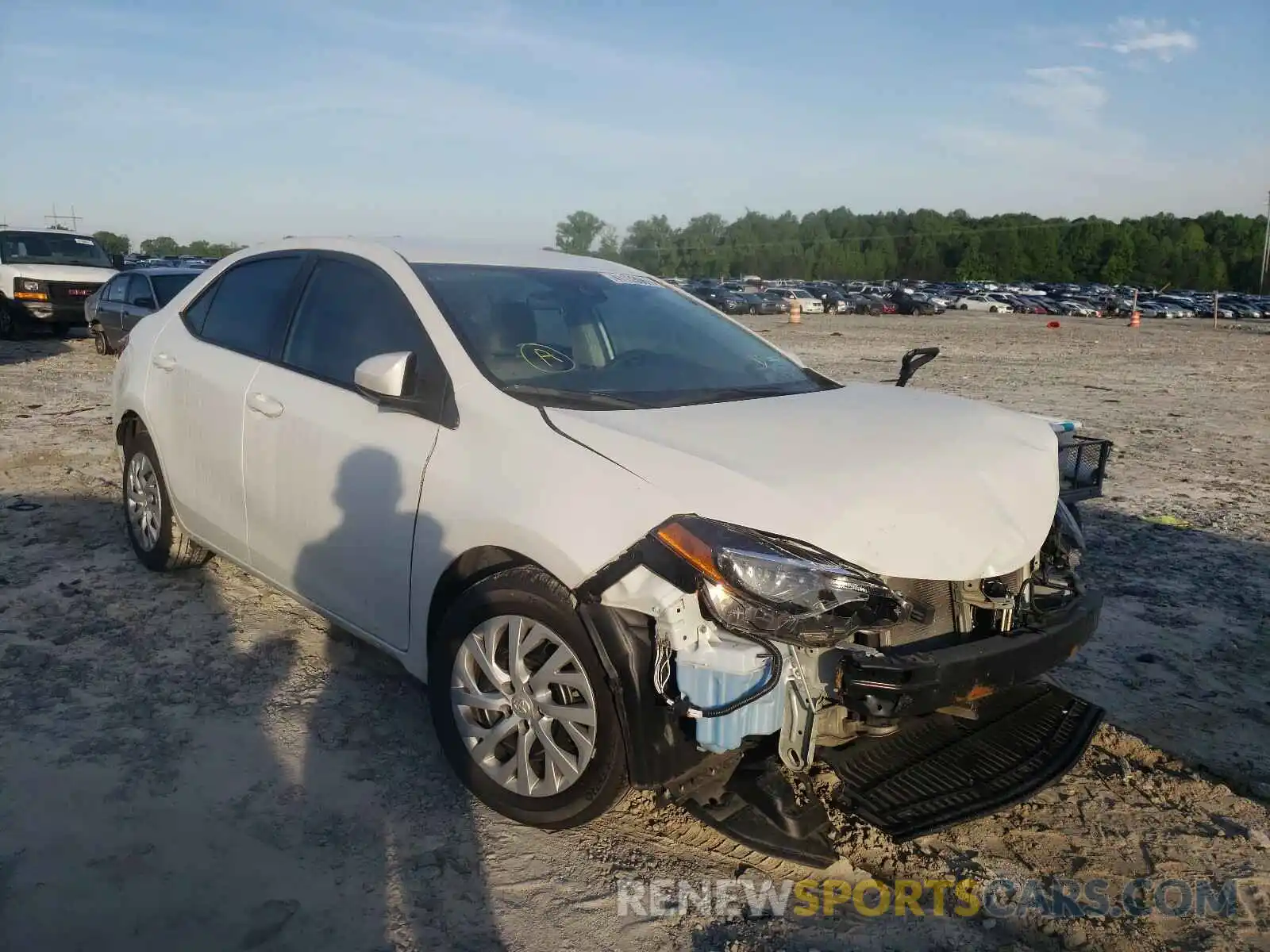 1 Photograph of a damaged car 5YFBURHE2KP873906 TOYOTA COROLLA 2019