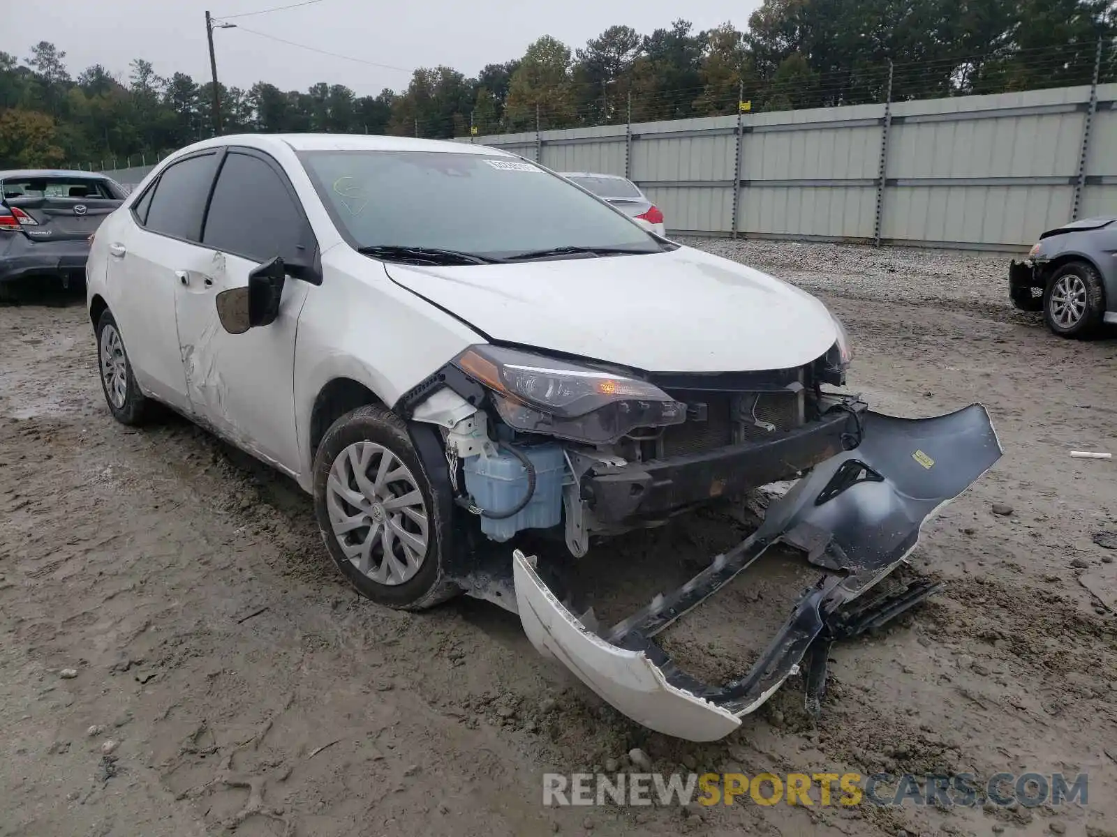 1 Photograph of a damaged car 5YFBURHE2KP874327 TOYOTA COROLLA 2019