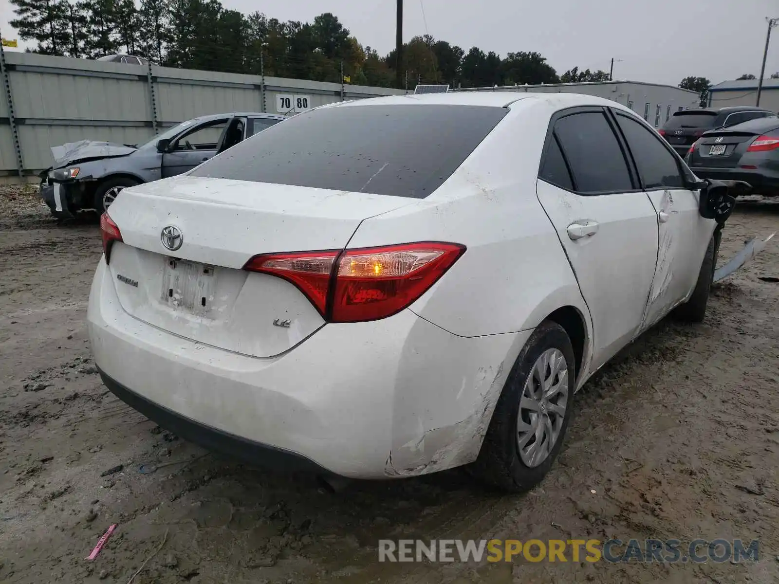 4 Photograph of a damaged car 5YFBURHE2KP874327 TOYOTA COROLLA 2019