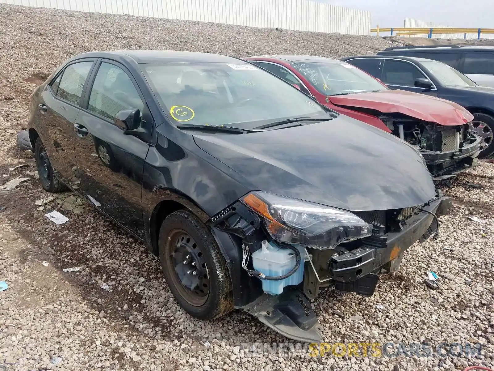 1 Photograph of a damaged car 5YFBURHE2KP874473 TOYOTA COROLLA 2019