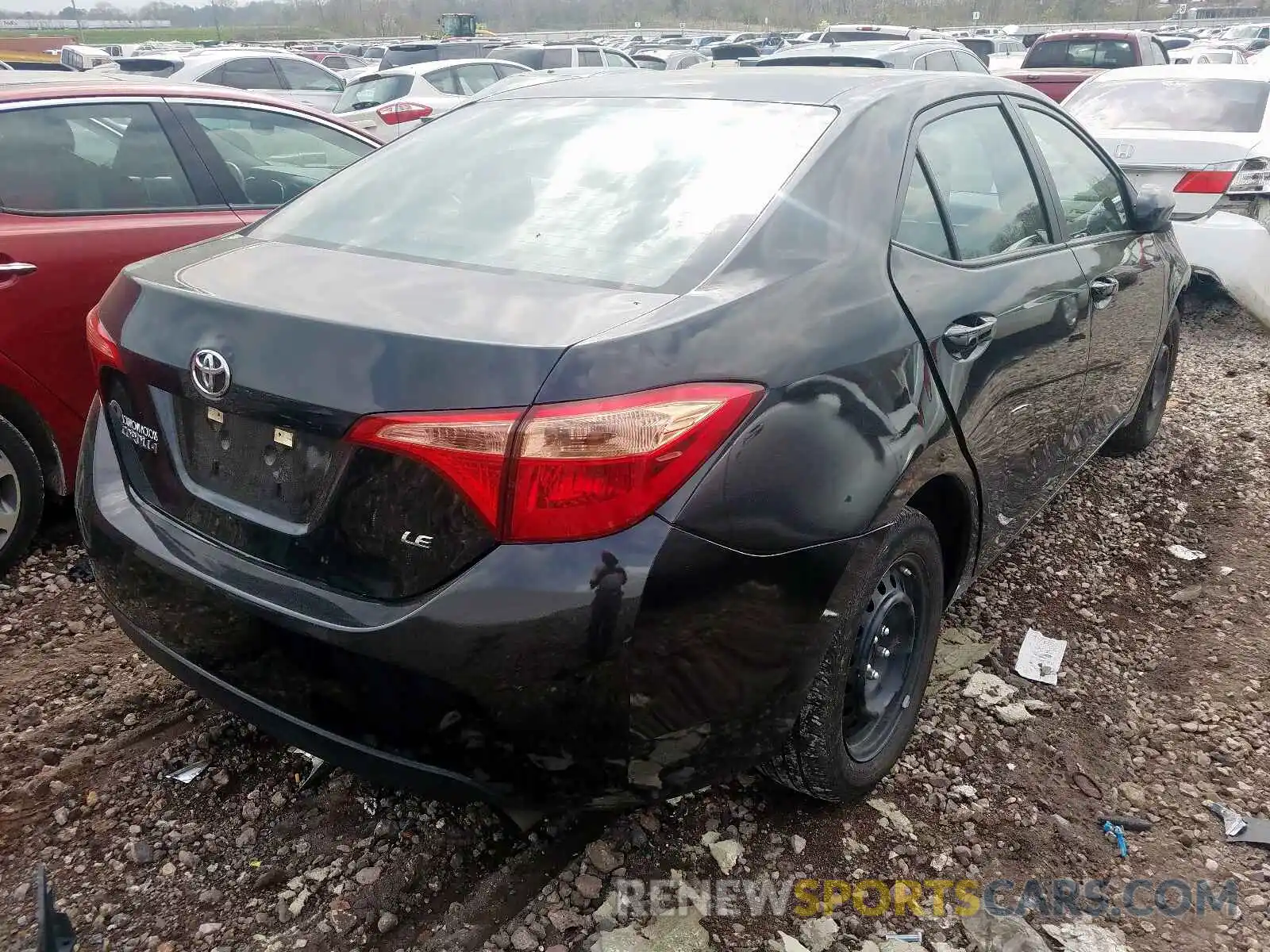 4 Photograph of a damaged car 5YFBURHE2KP874473 TOYOTA COROLLA 2019