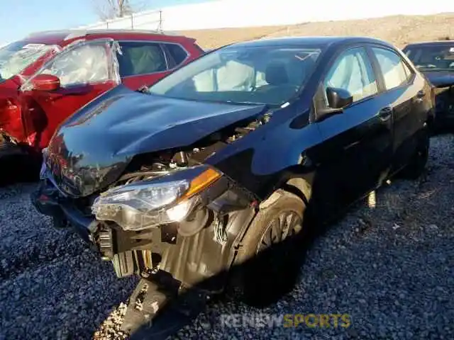 2 Photograph of a damaged car 5YFBURHE2KP874540 TOYOTA COROLLA 2019