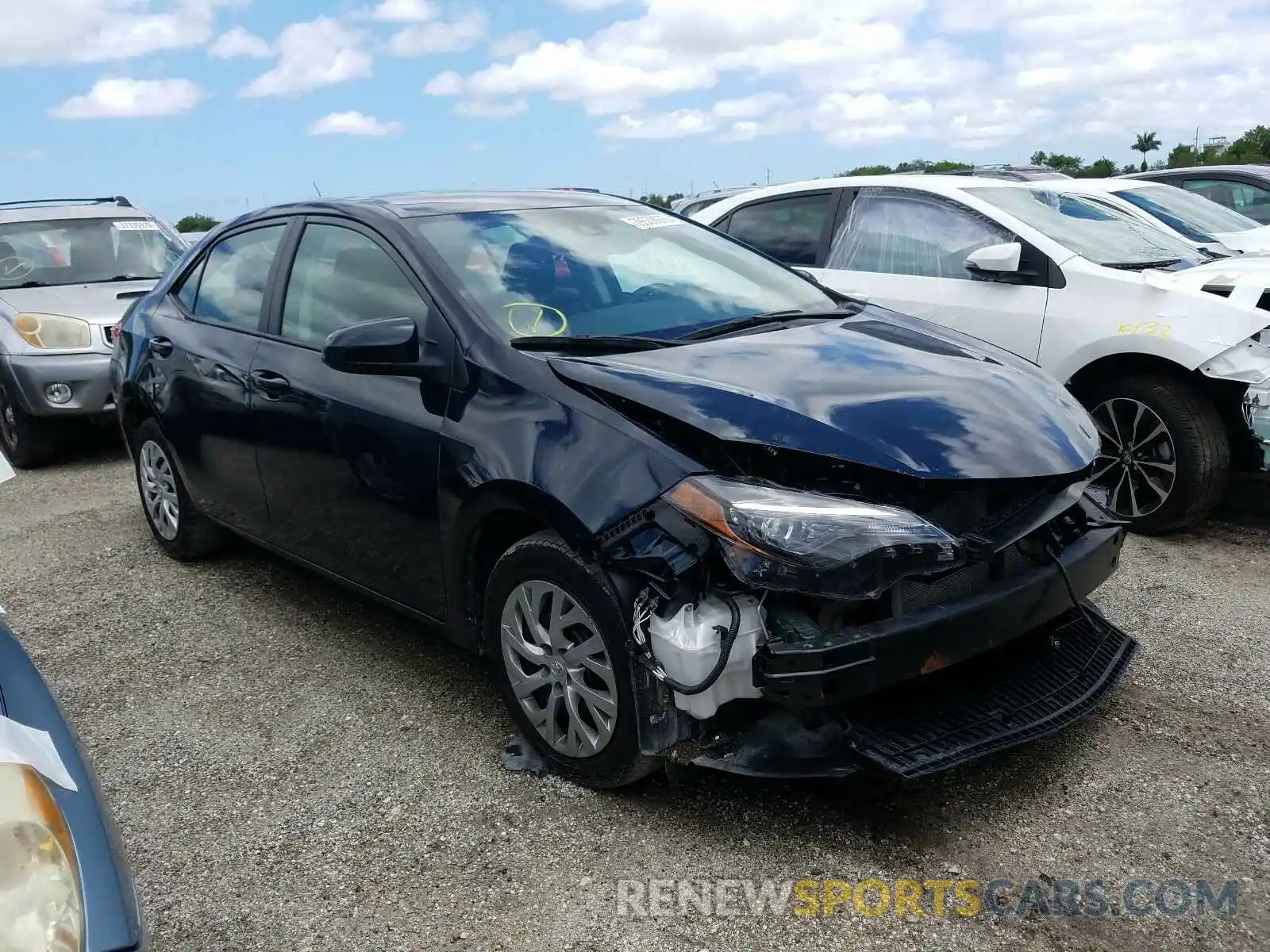 1 Photograph of a damaged car 5YFBURHE2KP874781 TOYOTA COROLLA 2019