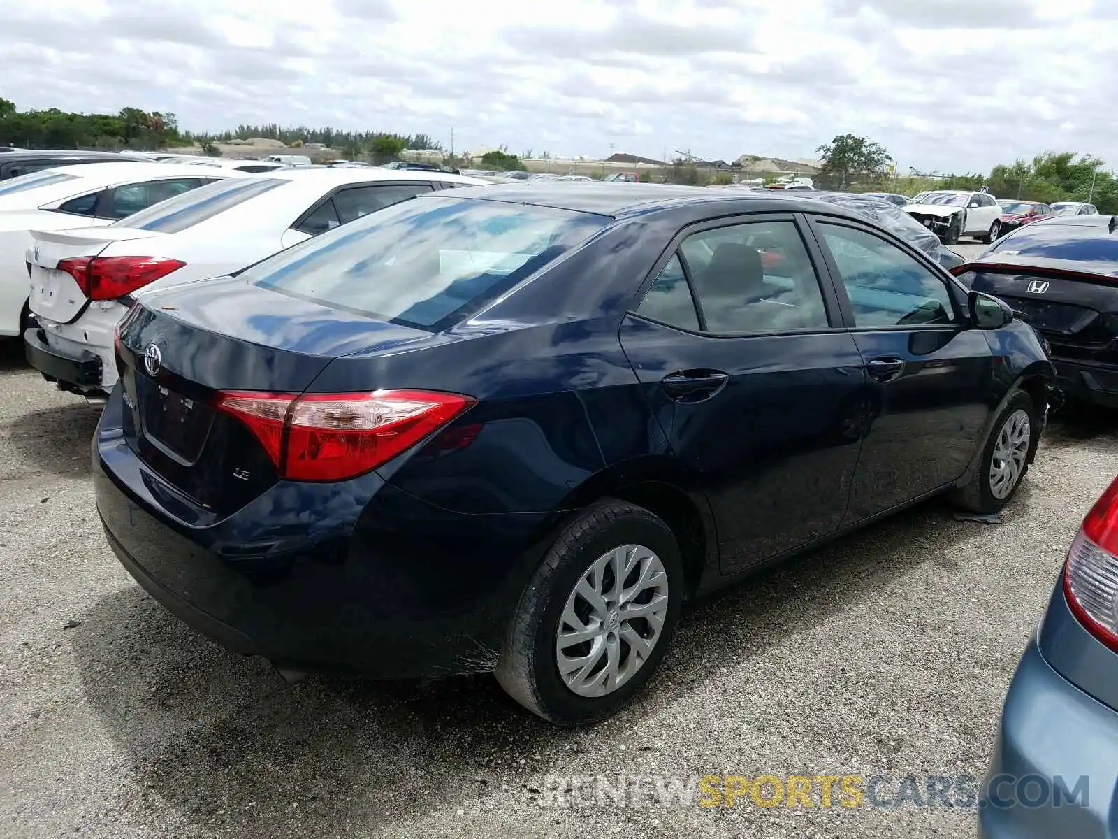 4 Photograph of a damaged car 5YFBURHE2KP874781 TOYOTA COROLLA 2019