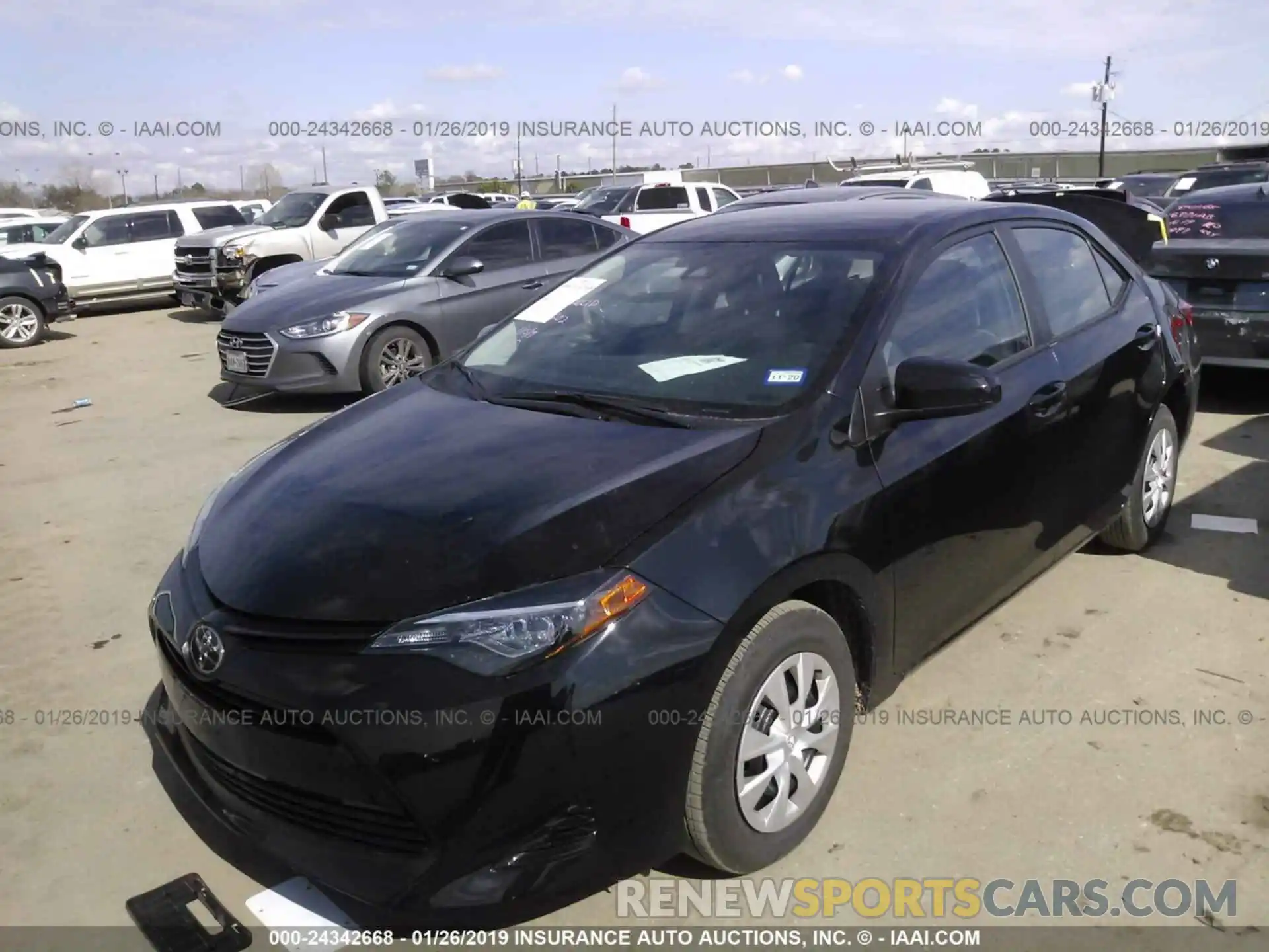 2 Photograph of a damaged car 5YFBURHE2KP875171 TOYOTA COROLLA 2019