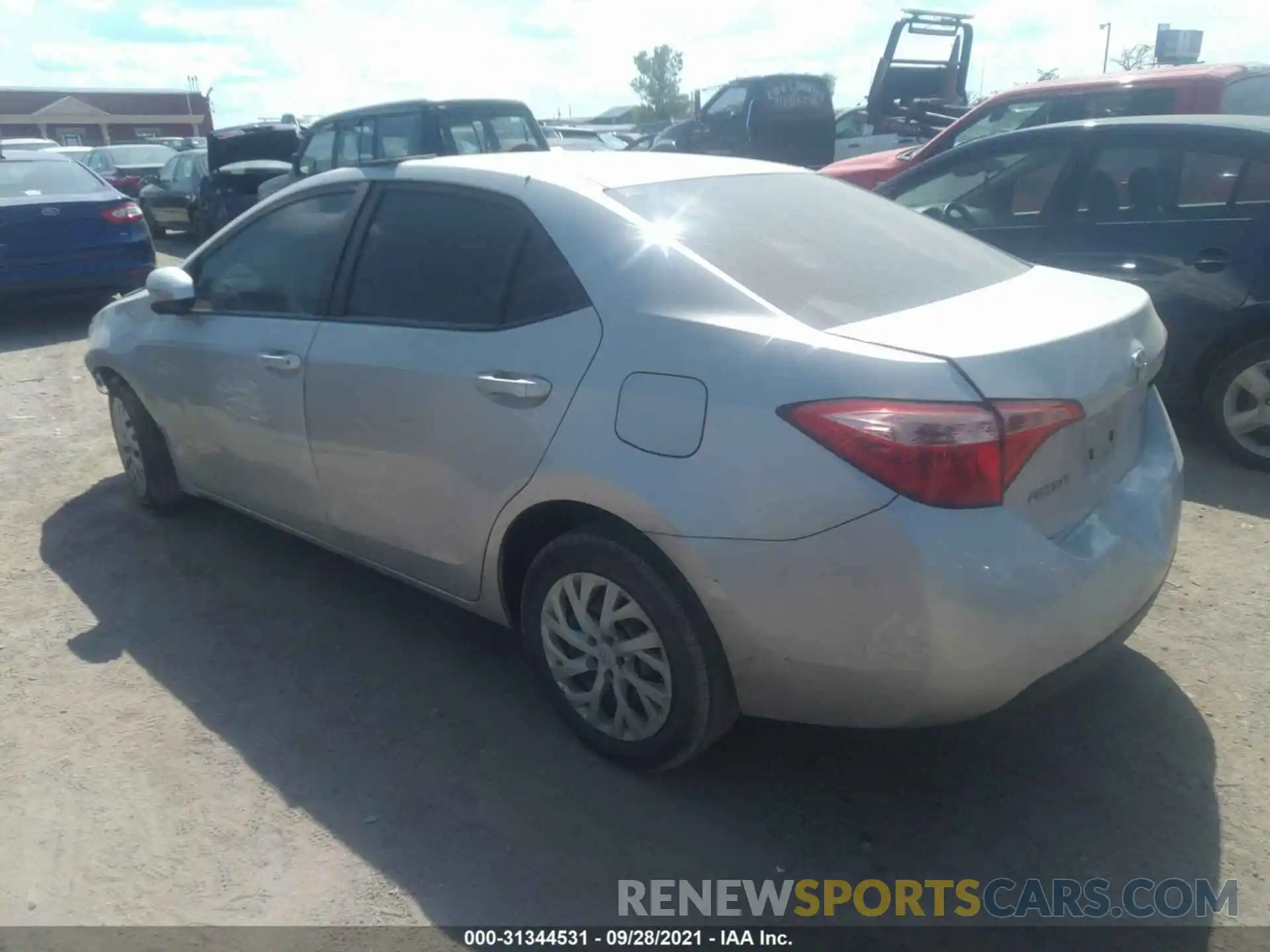 3 Photograph of a damaged car 5YFBURHE2KP875266 TOYOTA COROLLA 2019