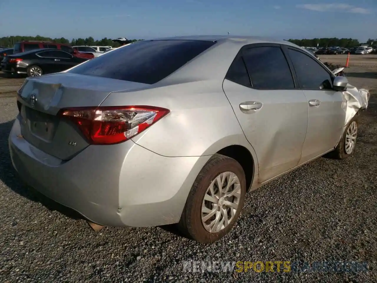 4 Photograph of a damaged car 5YFBURHE2KP875459 TOYOTA COROLLA 2019