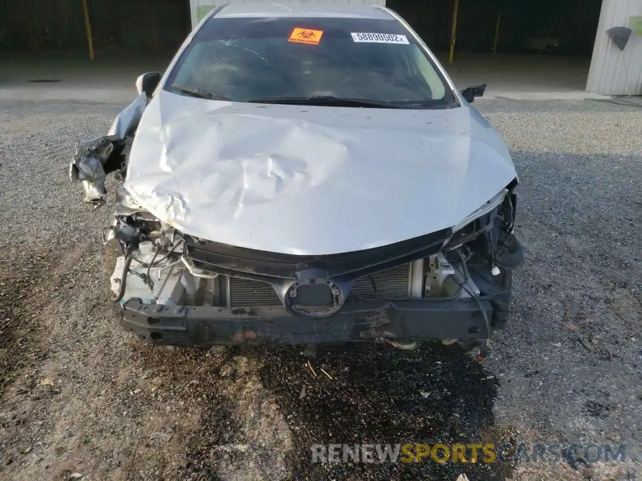 9 Photograph of a damaged car 5YFBURHE2KP875459 TOYOTA COROLLA 2019