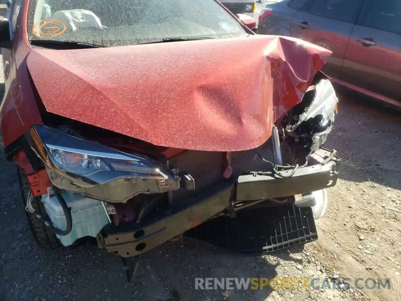 9 Photograph of a damaged car 5YFBURHE2KP875946 TOYOTA COROLLA 2019