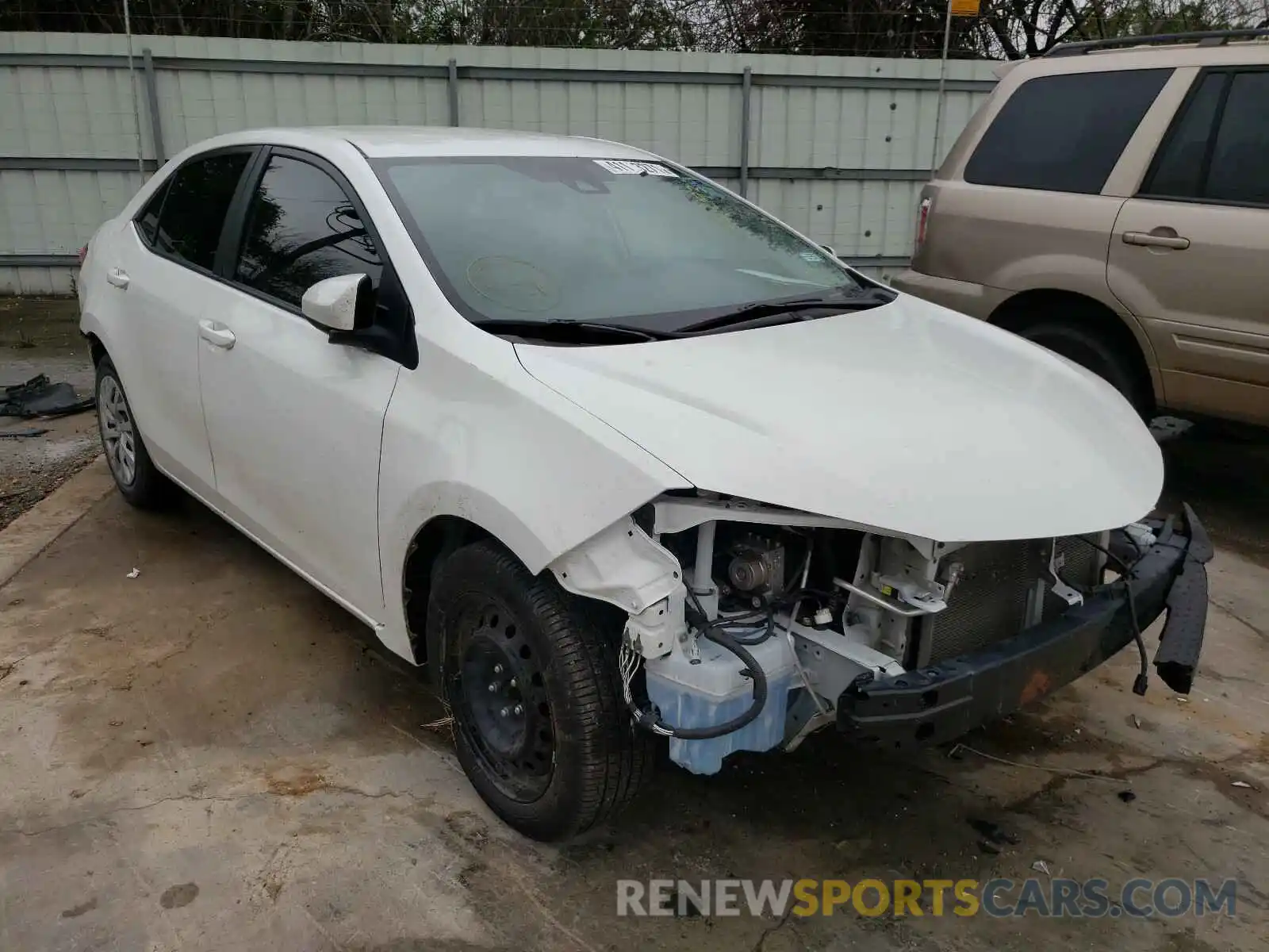 1 Photograph of a damaged car 5YFBURHE2KP876093 TOYOTA COROLLA 2019