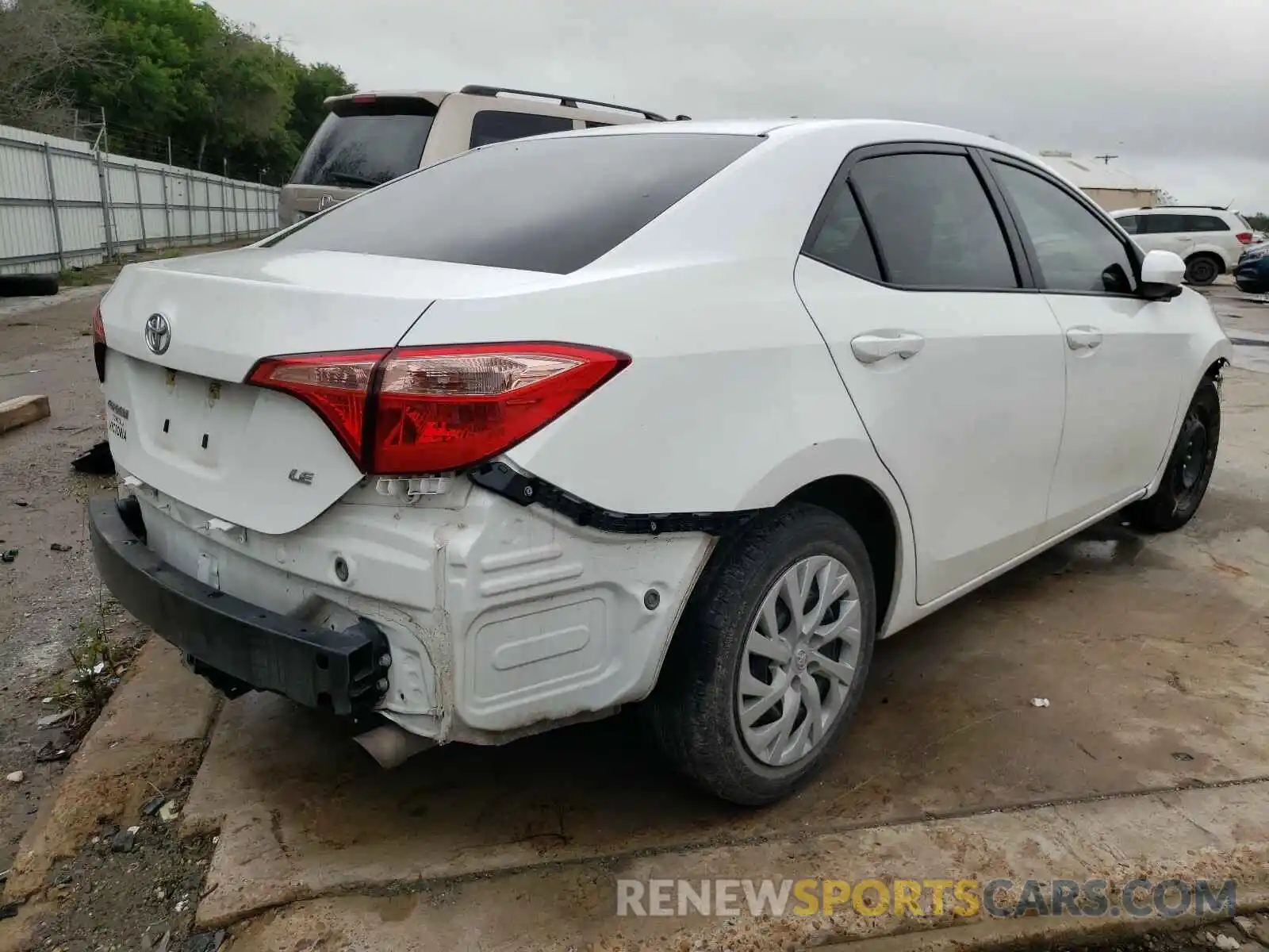 4 Photograph of a damaged car 5YFBURHE2KP876093 TOYOTA COROLLA 2019