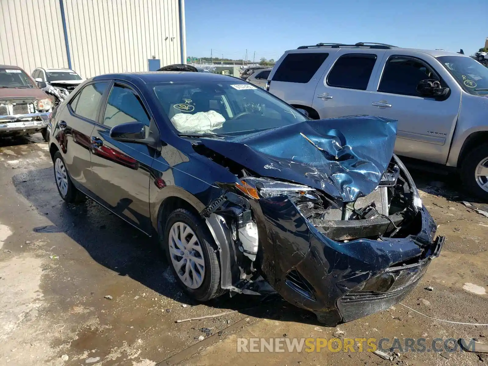 1 Photograph of a damaged car 5YFBURHE2KP876174 TOYOTA COROLLA 2019