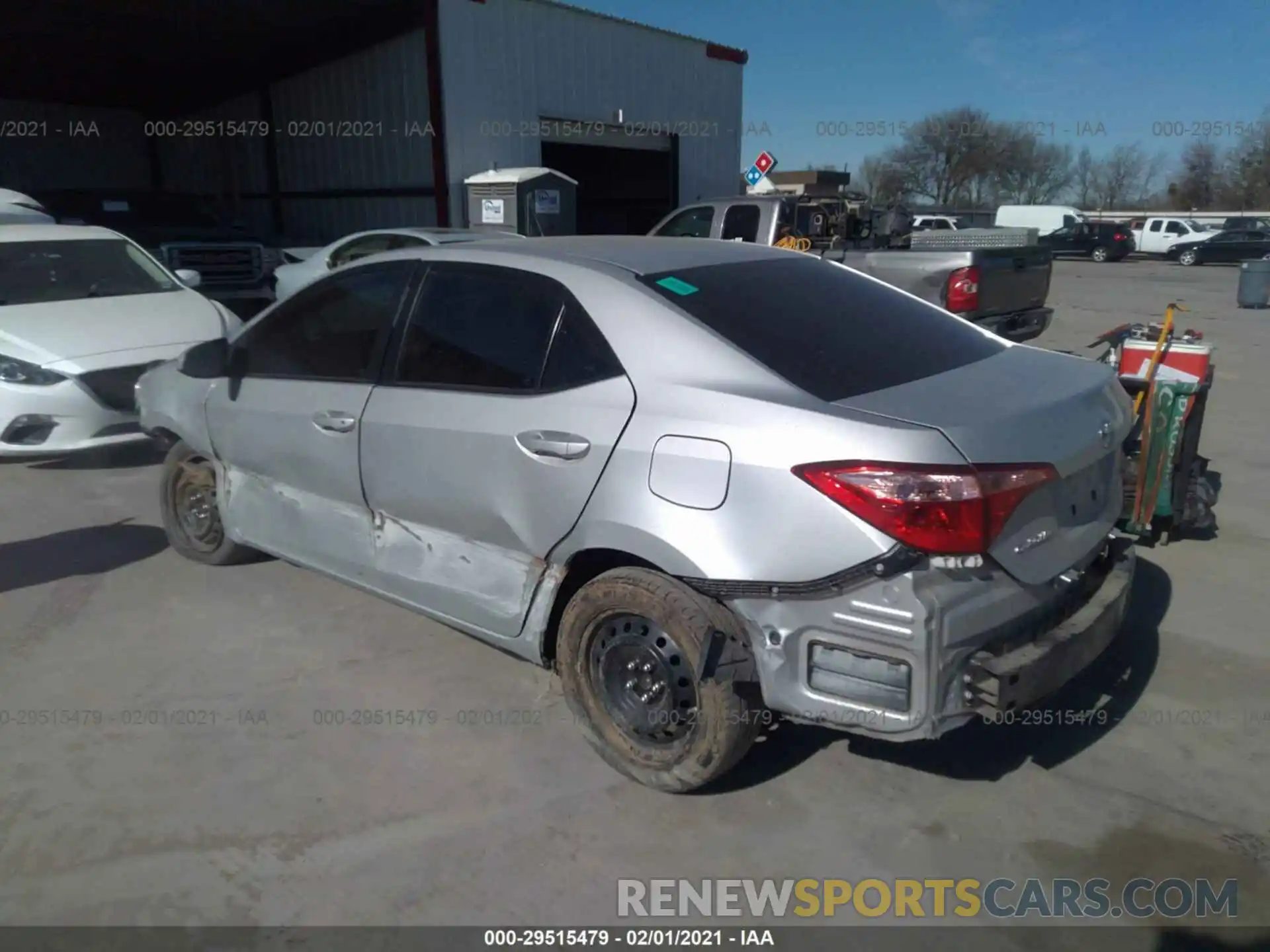 3 Photograph of a damaged car 5YFBURHE2KP876210 TOYOTA COROLLA 2019