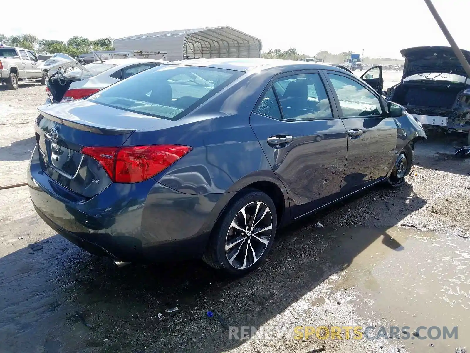 4 Photograph of a damaged car 5YFBURHE2KP876448 TOYOTA COROLLA 2019