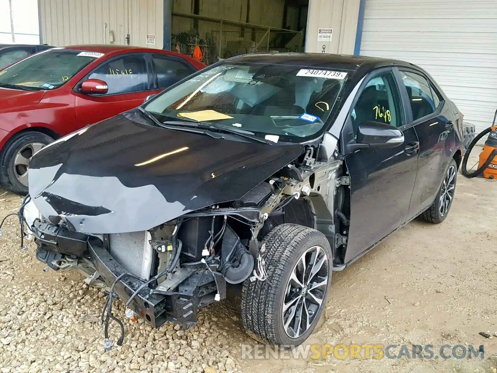 2 Photograph of a damaged car 5YFBURHE2KP876840 TOYOTA COROLLA 2019