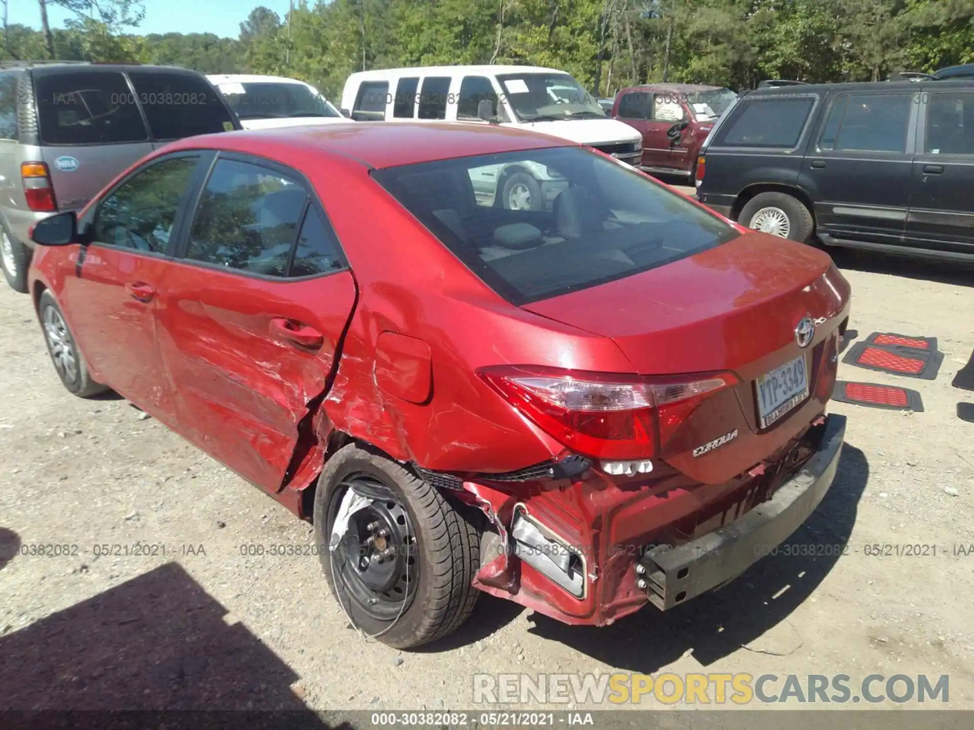 3 Photograph of a damaged car 5YFBURHE2KP876899 TOYOTA COROLLA 2019