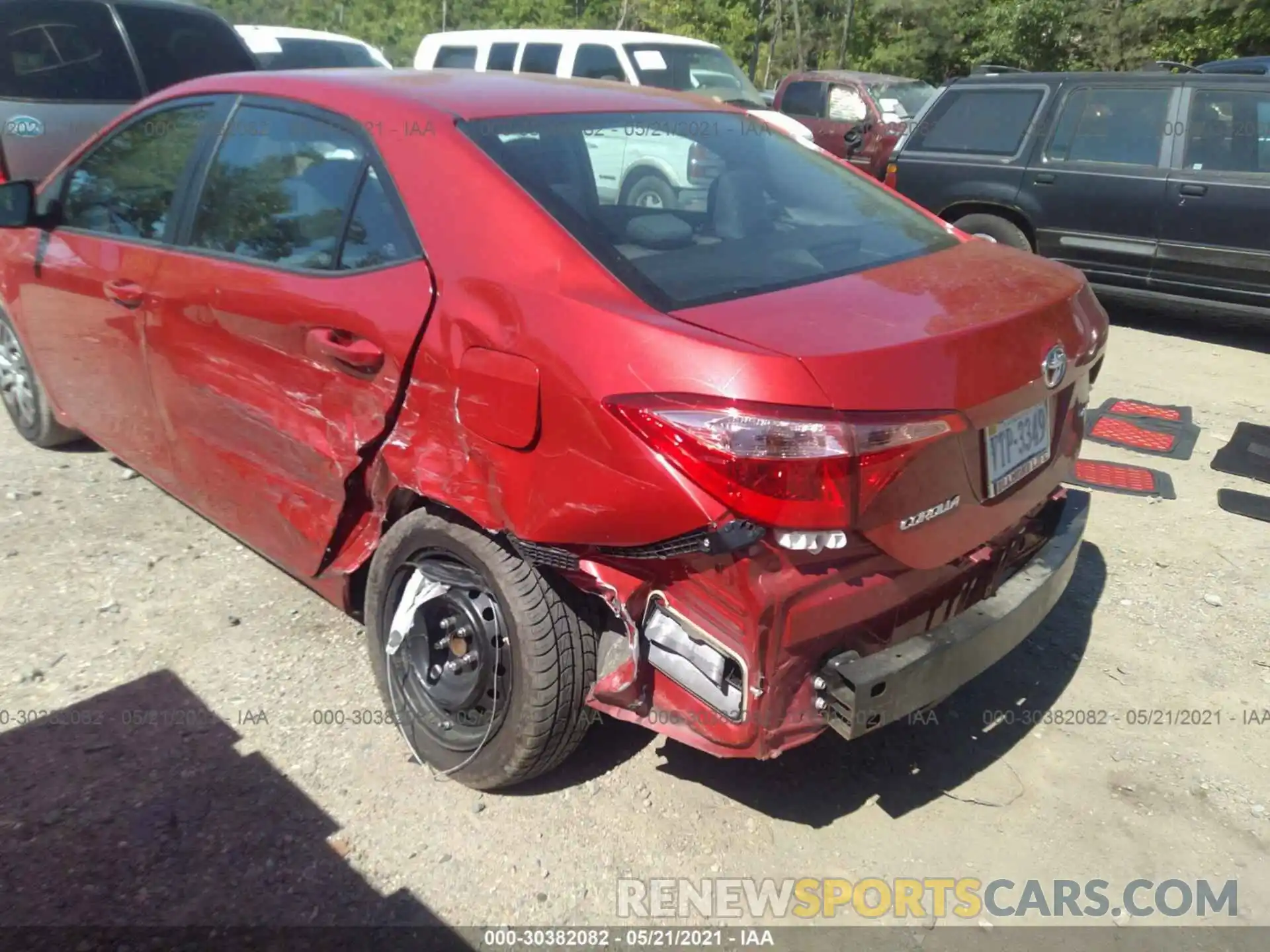 6 Photograph of a damaged car 5YFBURHE2KP876899 TOYOTA COROLLA 2019