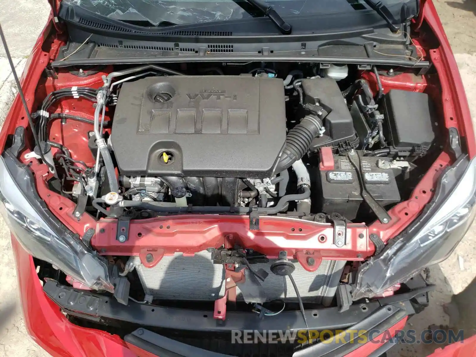 7 Photograph of a damaged car 5YFBURHE2KP877079 TOYOTA COROLLA 2019