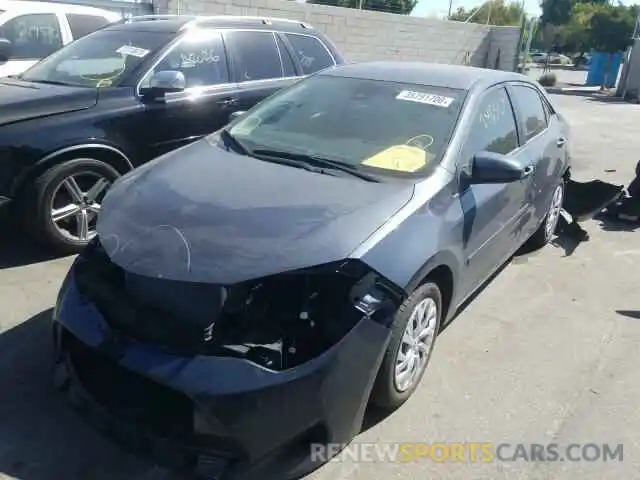 2 Photograph of a damaged car 5YFBURHE2KP877082 TOYOTA COROLLA 2019