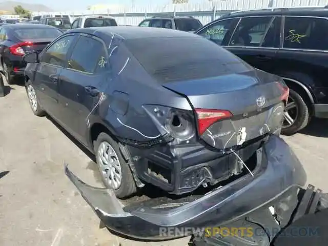 3 Photograph of a damaged car 5YFBURHE2KP877082 TOYOTA COROLLA 2019