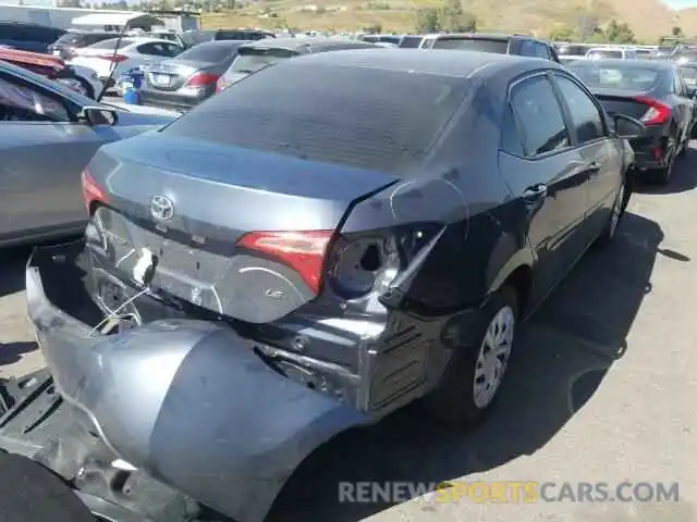 4 Photograph of a damaged car 5YFBURHE2KP877082 TOYOTA COROLLA 2019