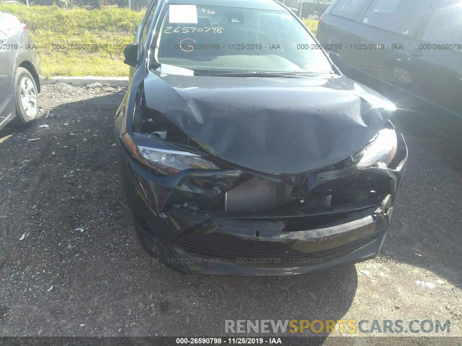 6 Photograph of a damaged car 5YFBURHE2KP877356 TOYOTA COROLLA 2019