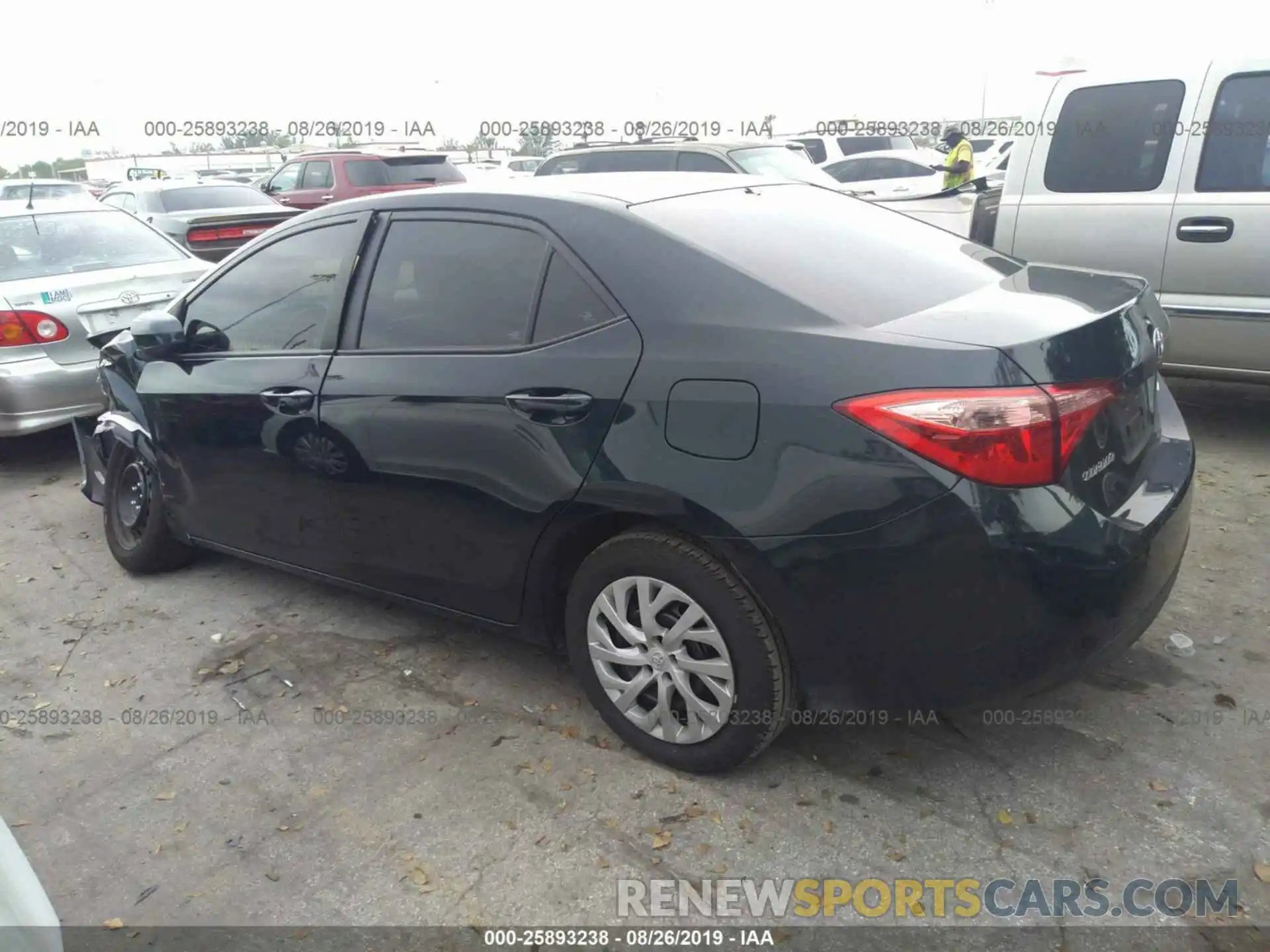 3 Photograph of a damaged car 5YFBURHE2KP877700 TOYOTA COROLLA 2019