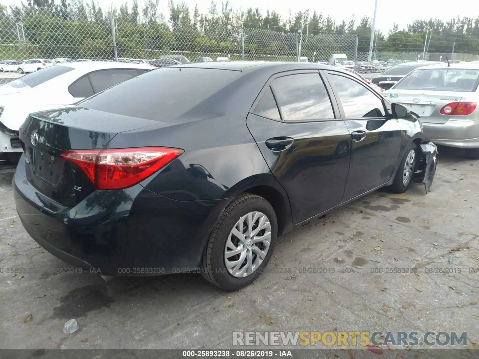 4 Photograph of a damaged car 5YFBURHE2KP877700 TOYOTA COROLLA 2019