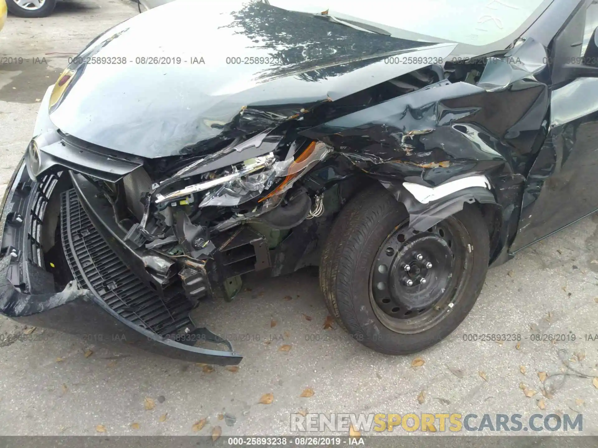 6 Photograph of a damaged car 5YFBURHE2KP877700 TOYOTA COROLLA 2019