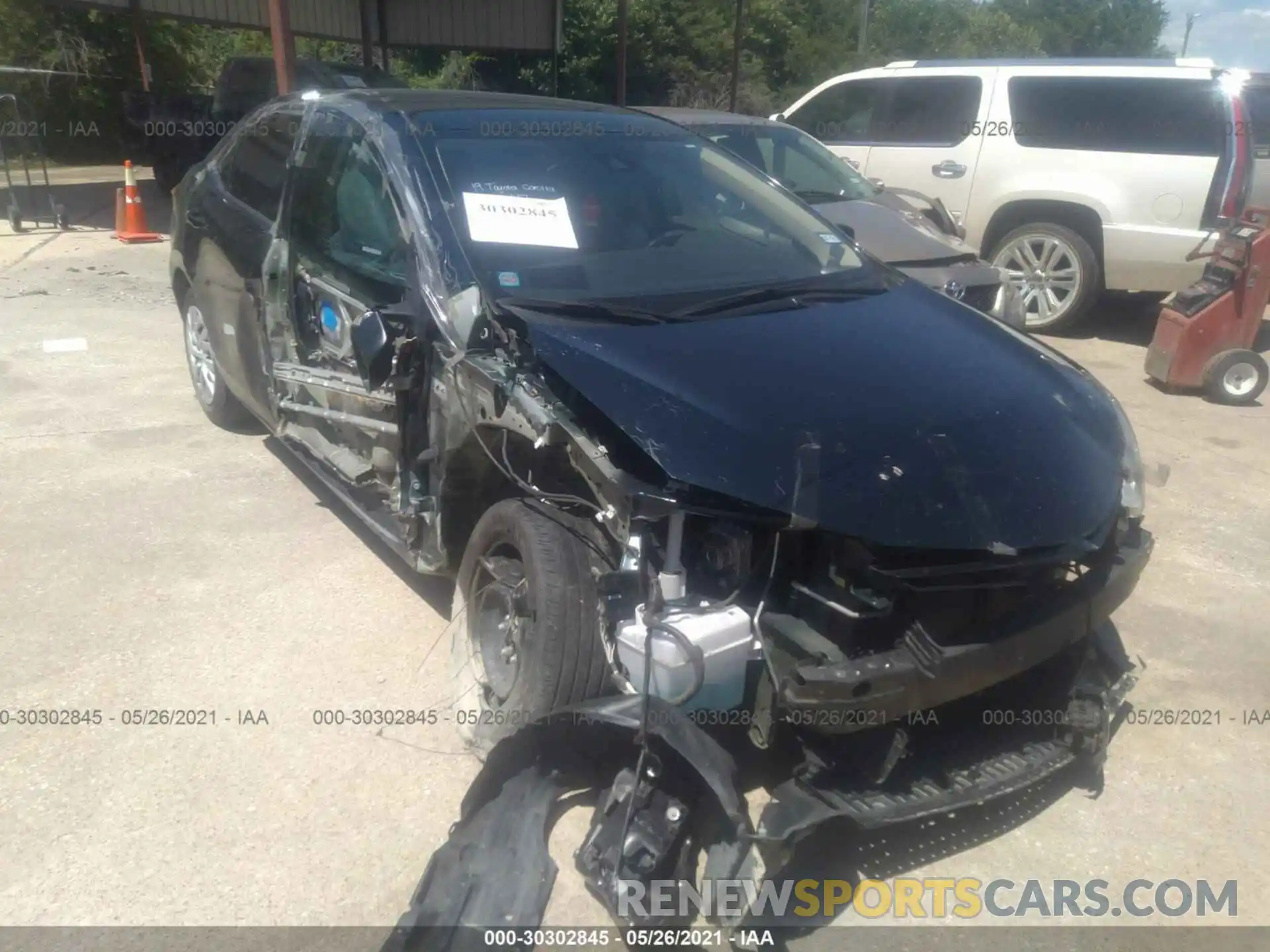 1 Photograph of a damaged car 5YFBURHE2KP877986 TOYOTA COROLLA 2019