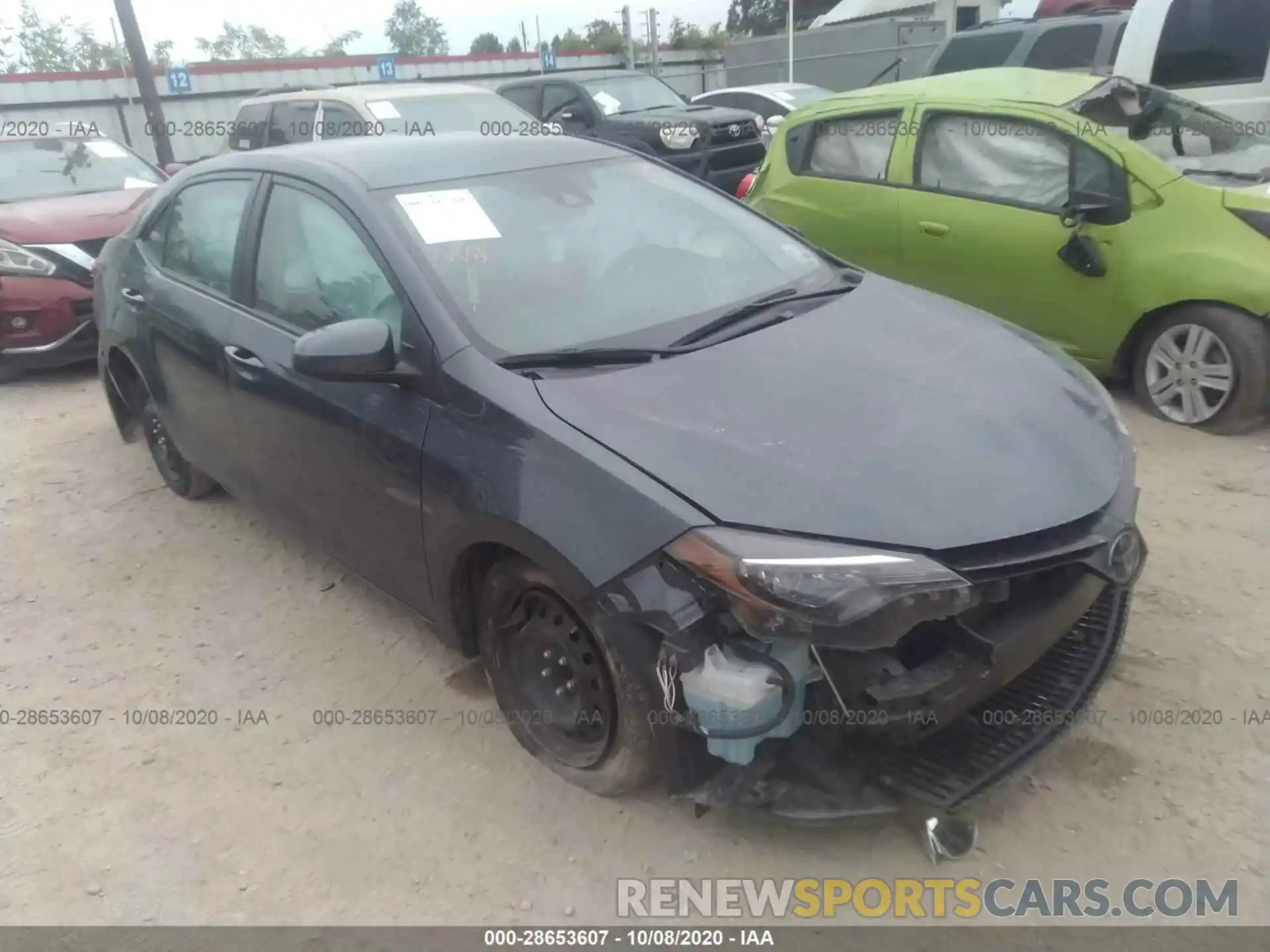 1 Photograph of a damaged car 5YFBURHE2KP878202 TOYOTA COROLLA 2019